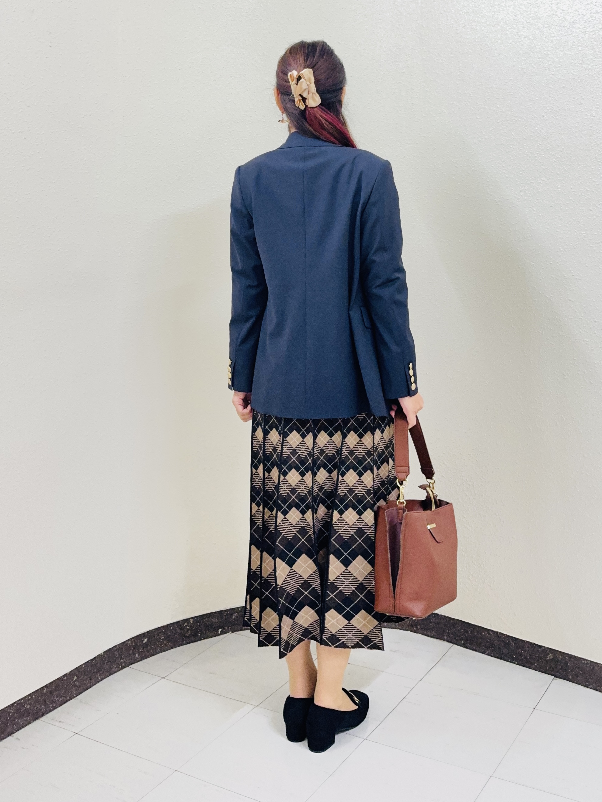 ⭐︎Eimi⭐︎さんの「Reflect｜【通勤】ダブルブレザージャケット」を使ったコーディネート