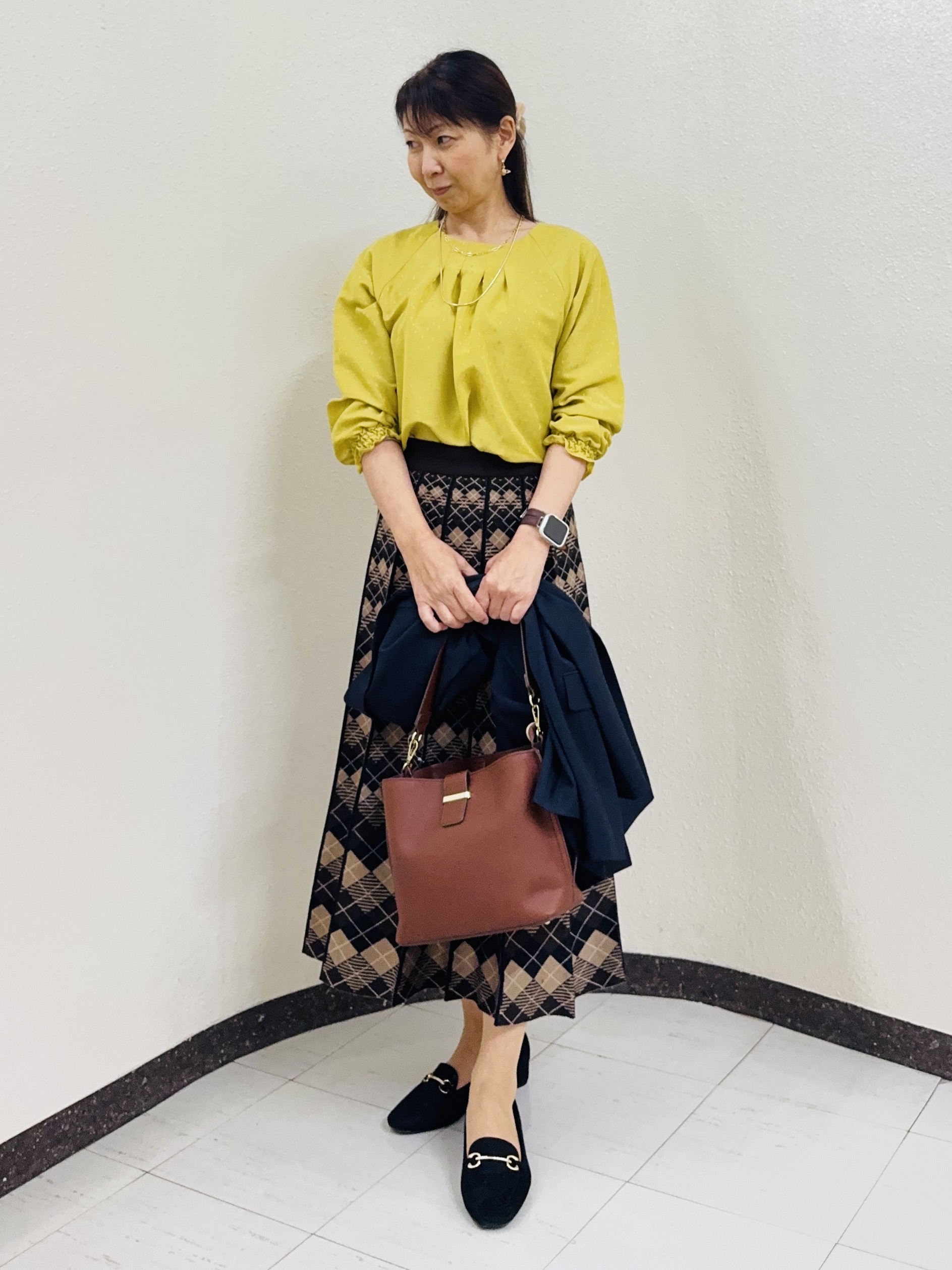 ⭐︎Eimi⭐︎さんの「Reflect｜【通勤】ダブルブレザージャケット」を使ったコーディネート