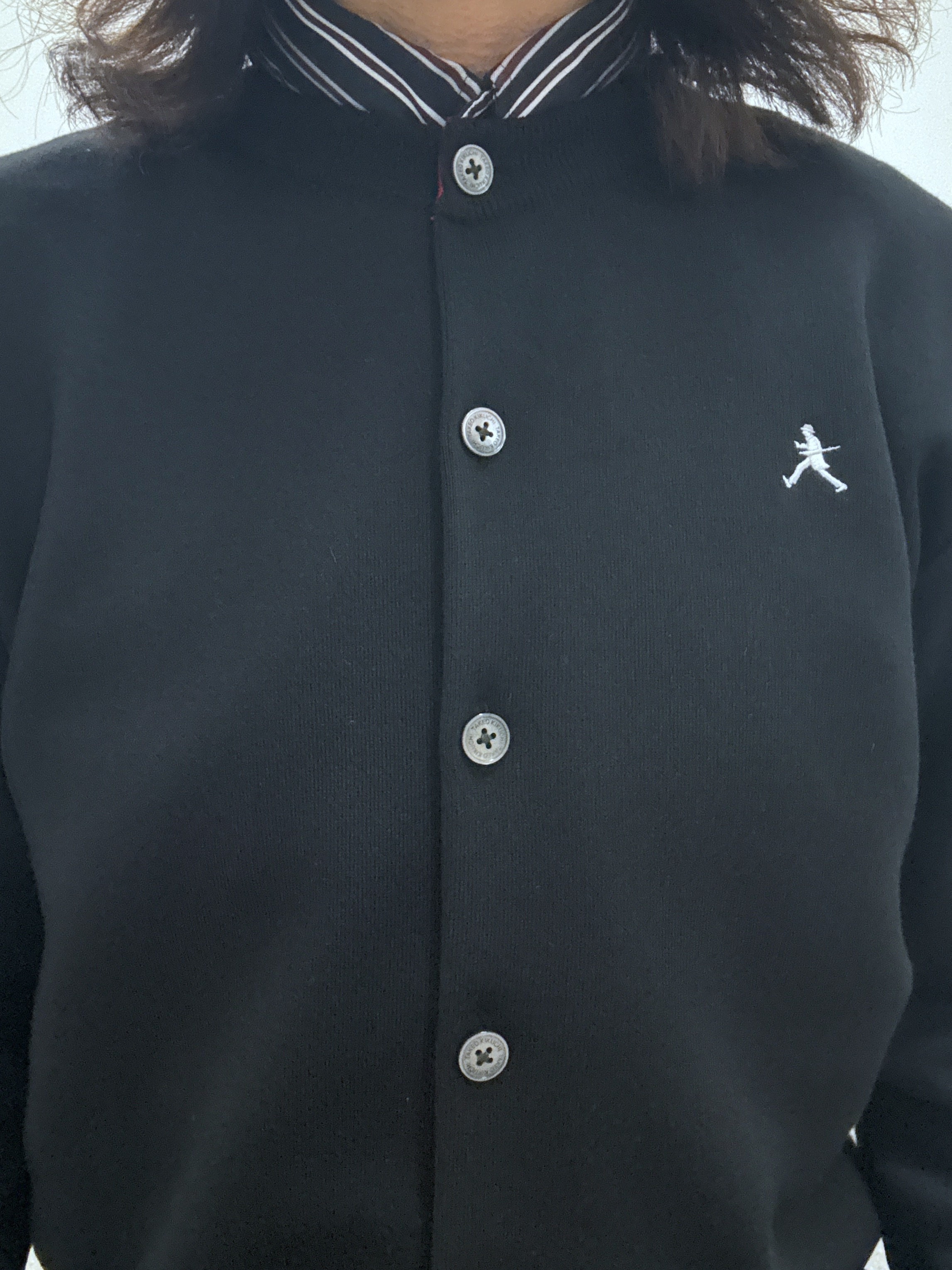 おーのさんの「TAKEO KIKUCHI｜【BOWLER HAT LABEL】日本製クルーネックカーディガン」を使ったコーディネート