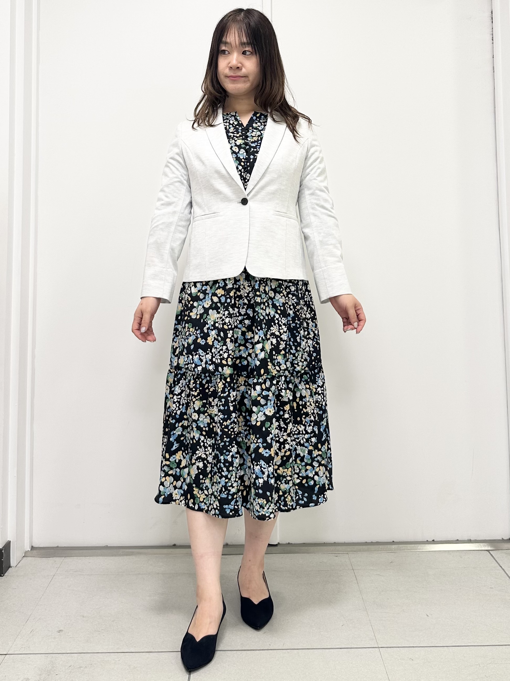 miさんの「Reflect｜【SS-4Lサイズ／UVカット／接触冷感】匠ジャケット／ベーシックテーラード」を使ったコーディネート