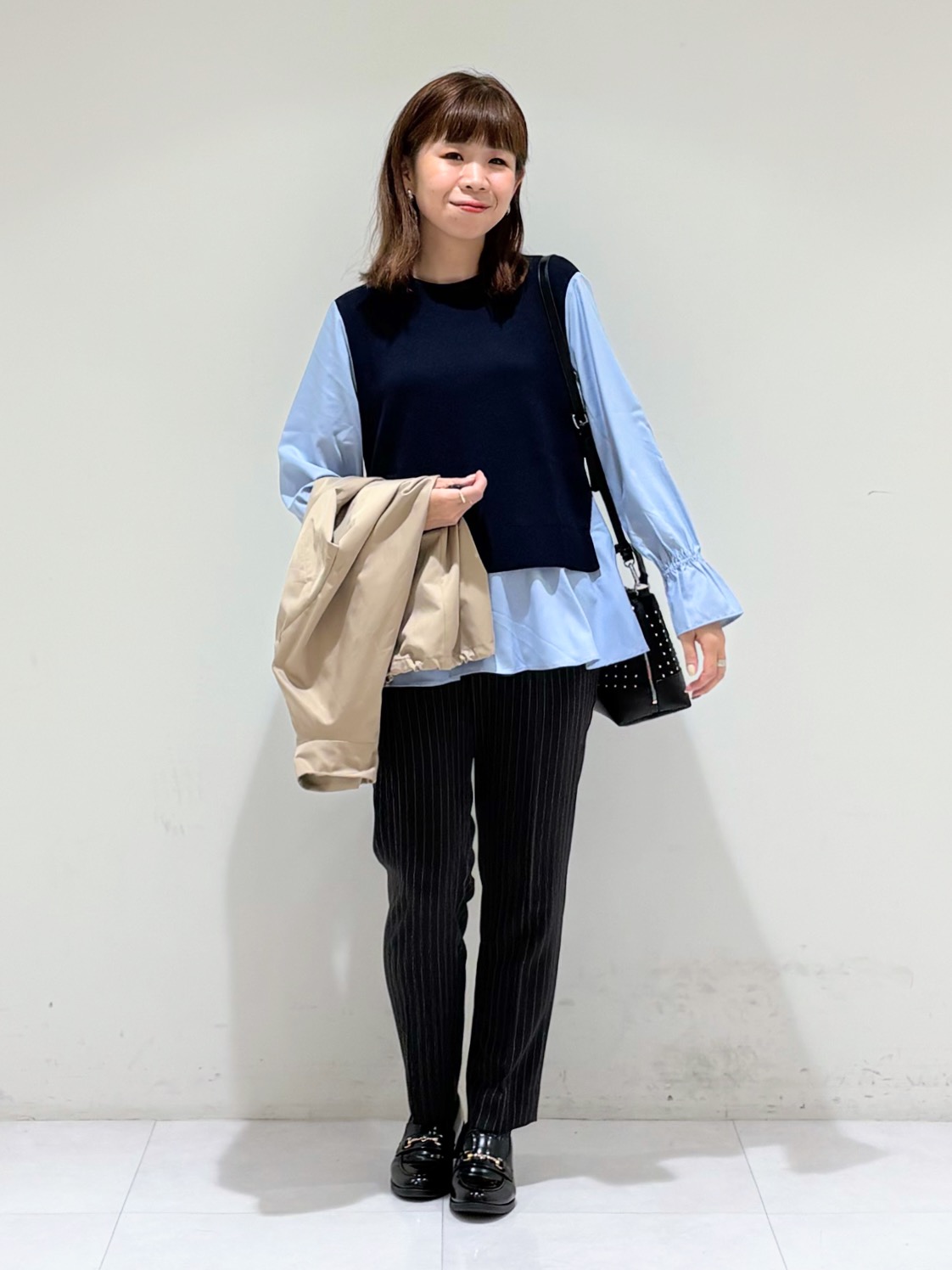 tsuyuさんの「INDIVI｜【撥水／UVケア】スタンドカラーブルゾン」を使ったコーディネート