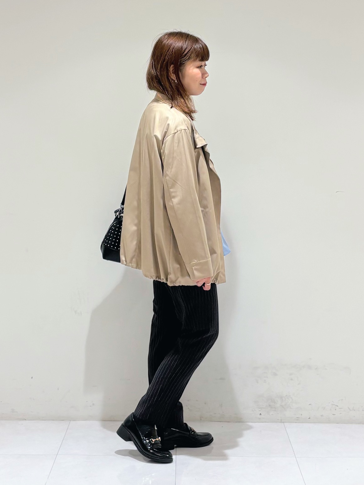tsuyuさんの「INDIVI｜【撥水／UVケア】スタンドカラーブルゾン」を使ったコーディネート