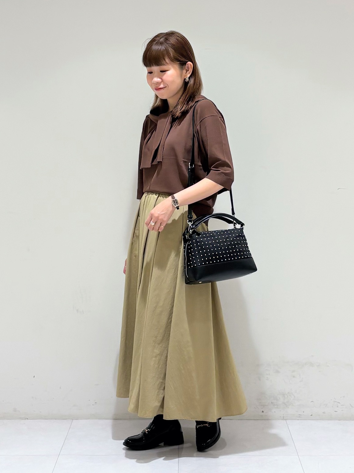tsuyuさんの「INDIVI｜【洗濯機OK／ストレッチ◎】秋はじめのダブルジャケット」を使ったコーディネート