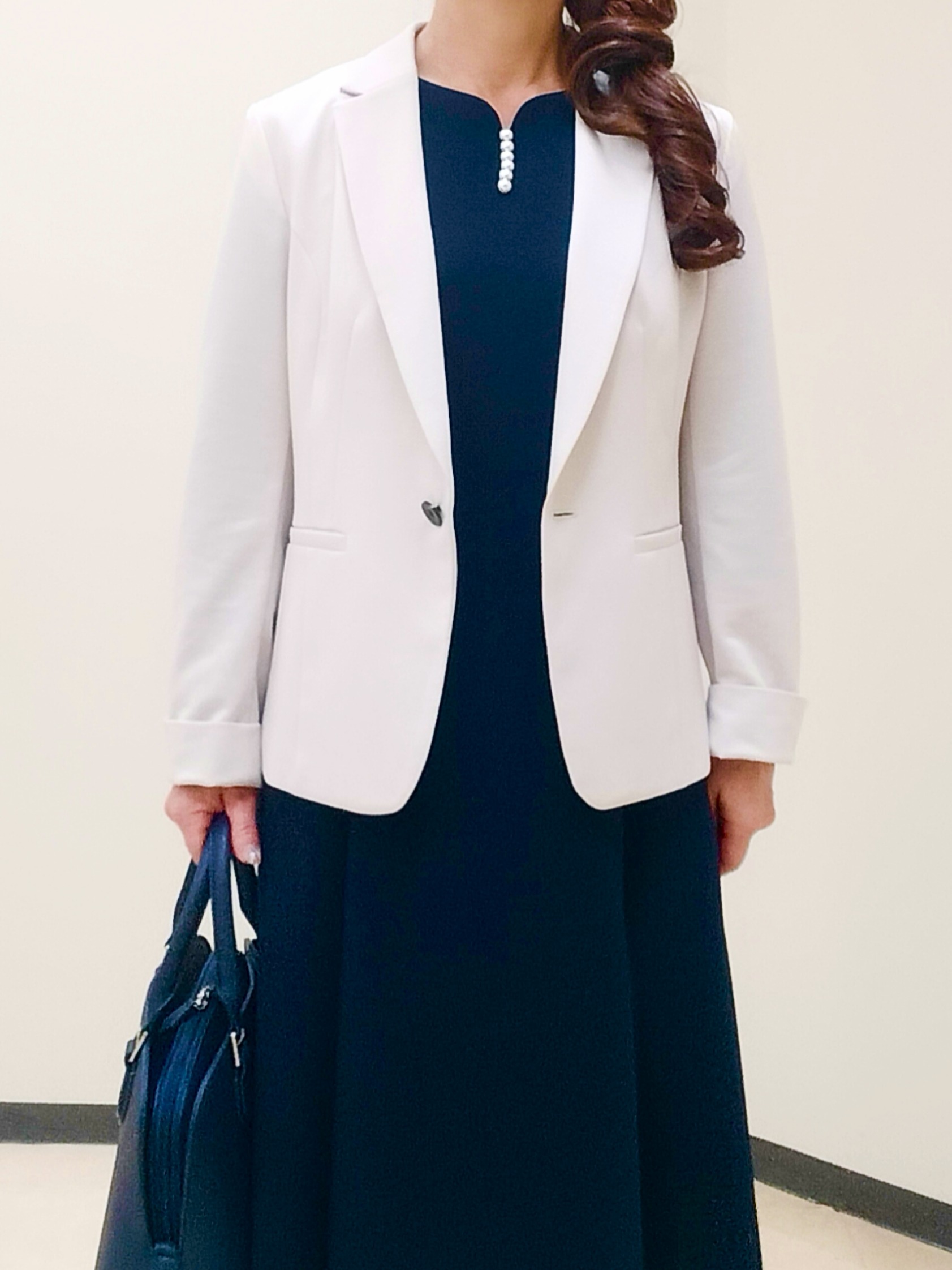 花さんの「Reflect｜【SS-4Lサイズ／UVカット／接触冷感】匠ジャケット／ベーシックテーラード」を使ったコーディネート