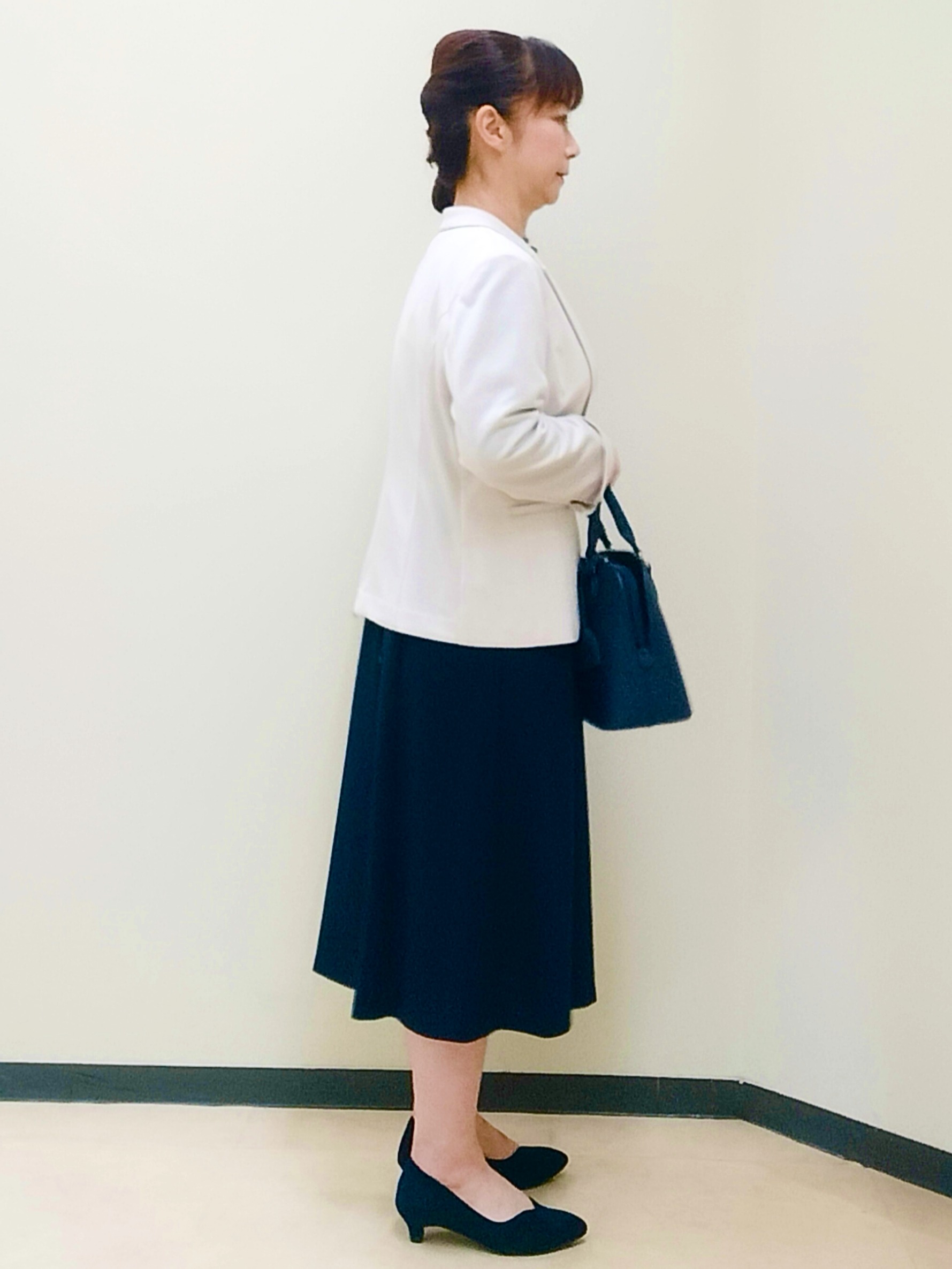 花さんの「Reflect｜【SS-4Lサイズ／UVカット／接触冷感】匠ジャケット／ベーシックテーラード」を使ったコーディネート