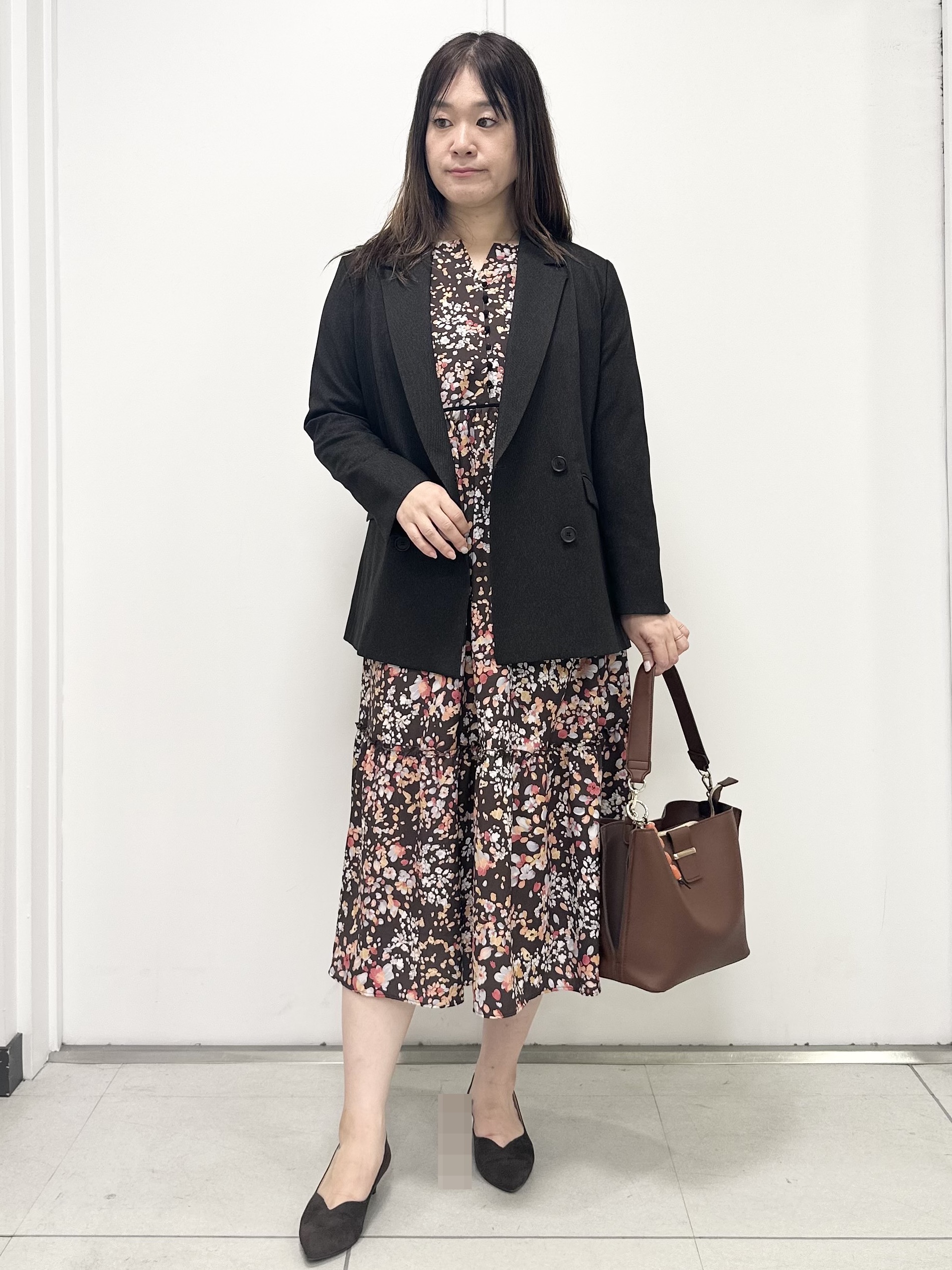 miさんの「Reflect｜フラワープリント フェミニンワンピース」を使ったコーディネート