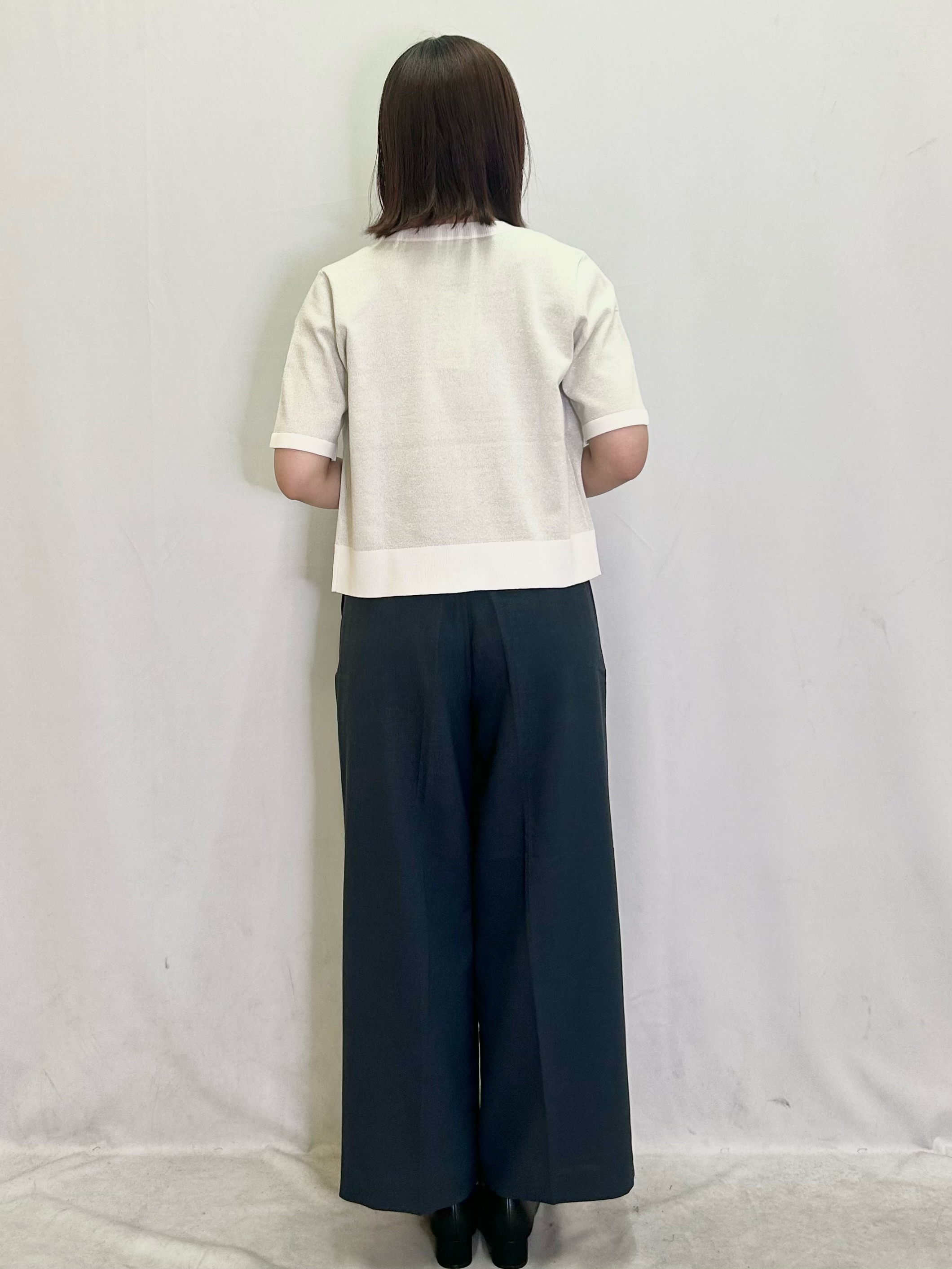 きららさんの「index｜ラメアソートバイカラー半袖カーディガン【洗濯機OK】」を使ったコーディネート