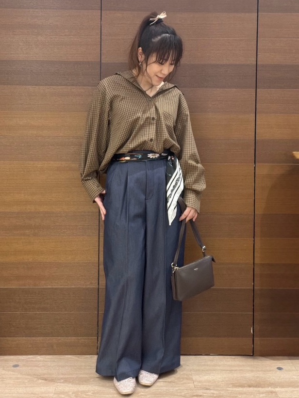 maichiさんの「OPAQUE.CLIP｜チェック柄シャツ【洗濯機OK】」を使ったコーディネート
