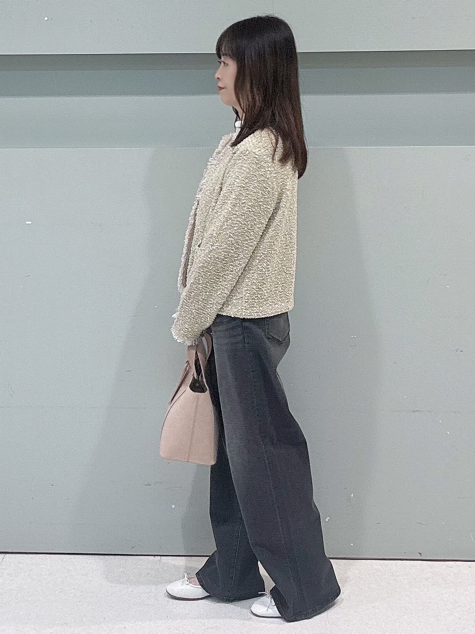 makiさんの「UNTITLED｜【ジャケットライク/秋羽織り】ファンシーヤーンツイードニットカーディガン」を使ったコーディネート