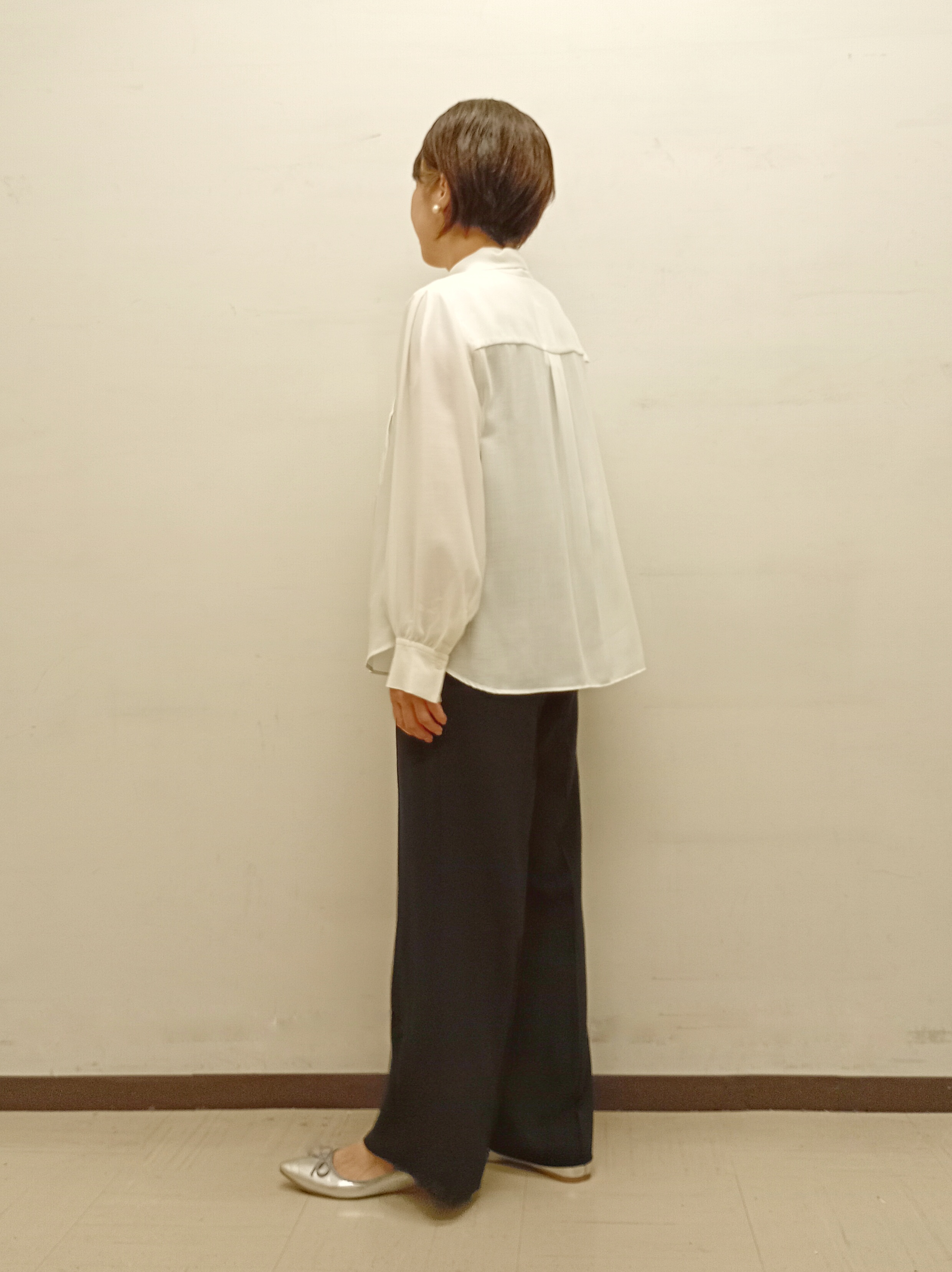 Kさんの「INDIVI｜【華やか／着回し力◎】上品ツイードVネックジャケット」を使ったコーディネート
