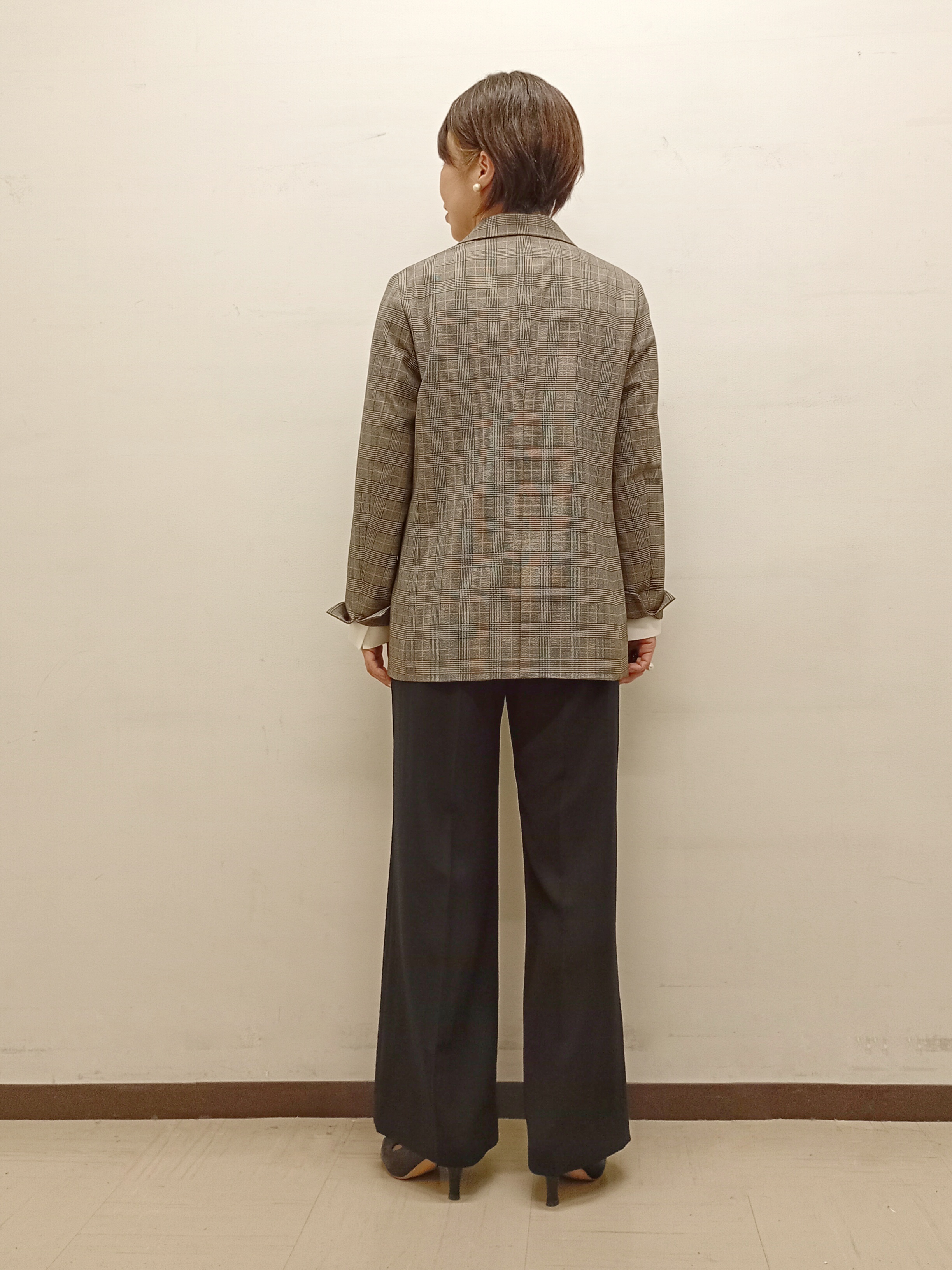Kさんの「INDIVI｜【洗濯機OK／ストレッチ◎】秋はじめのダブルジャケット」を使ったコーディネート