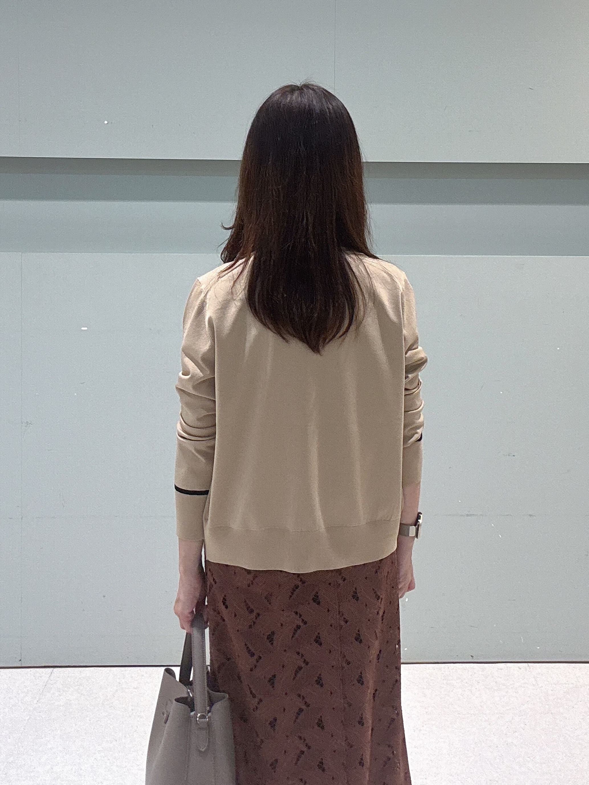 makiさんの「UNTITLED｜【アンサンブル可能/秋羽織り】コンパクトニットカーディガン」を使ったコーディネート