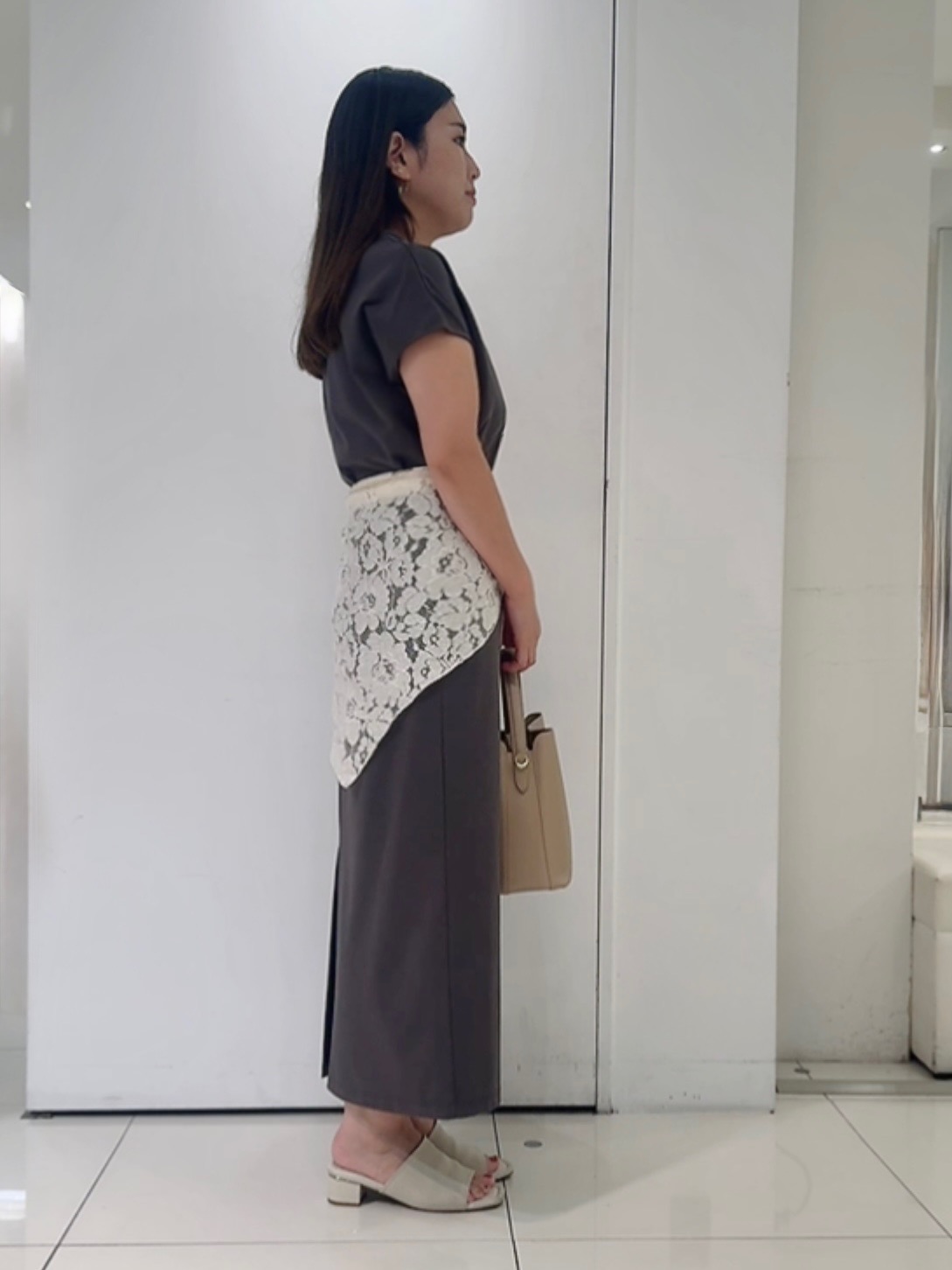 なかじさんの「UNTITLED｜【接触冷感/UVカット/遮熱/抗菌防臭】ライトプレーティングワンピース」を使ったコーディネート