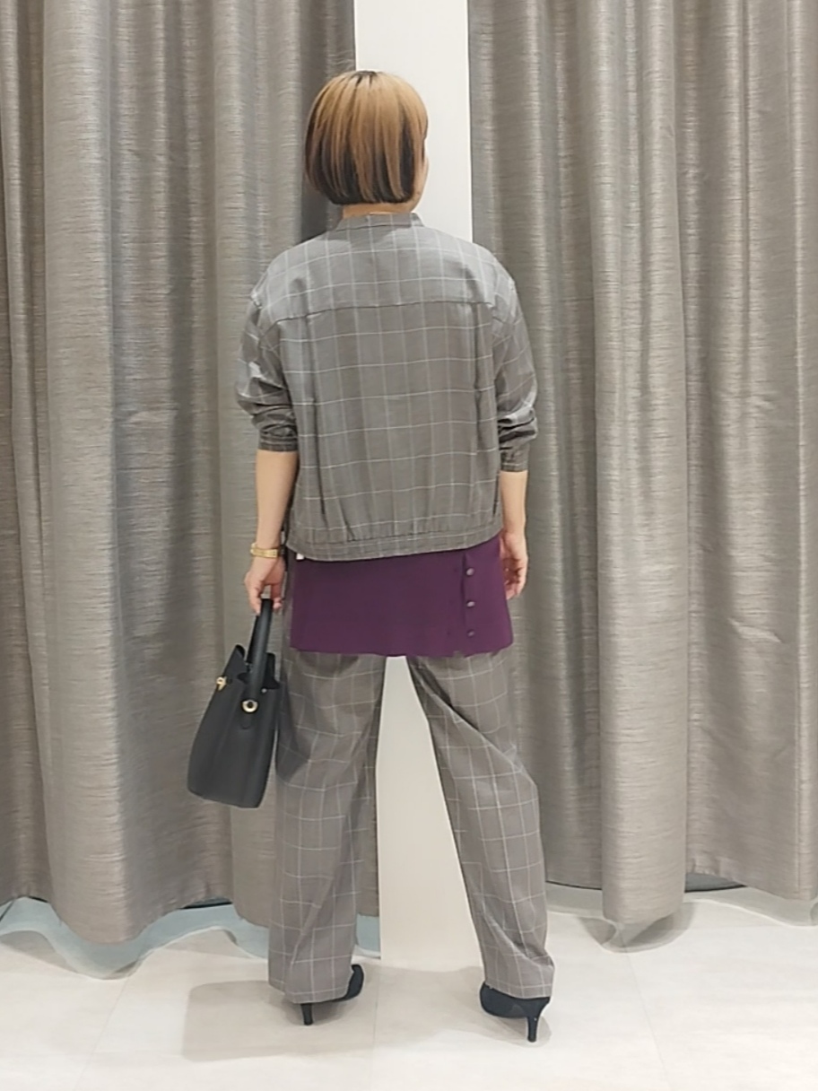 s u g iさんの「UNTITLED｜【セットアップ可/秋羽織り】メランジツイルシャツ」を使ったコーディネート