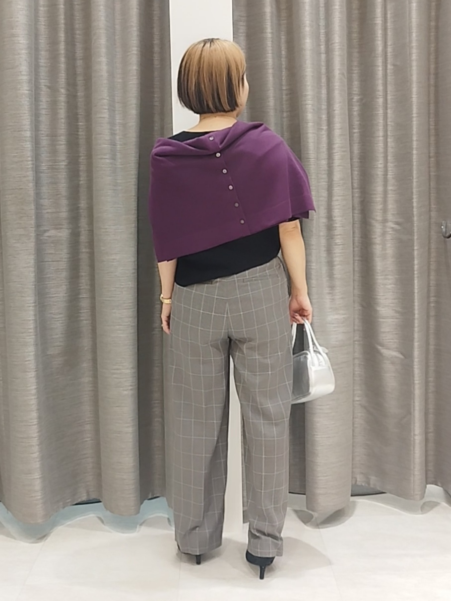 s u g iさんの「UNTITLED｜【セットアップ可/ストレッチ性】ドライタッチニットプルオーバー」を使ったコーディネート