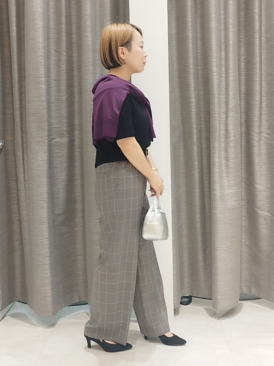 s u g iさんの「UNTITLED｜【セットアップ可/ストレッチ性】ドライタッチニットプルオーバー」を使ったコーディネート