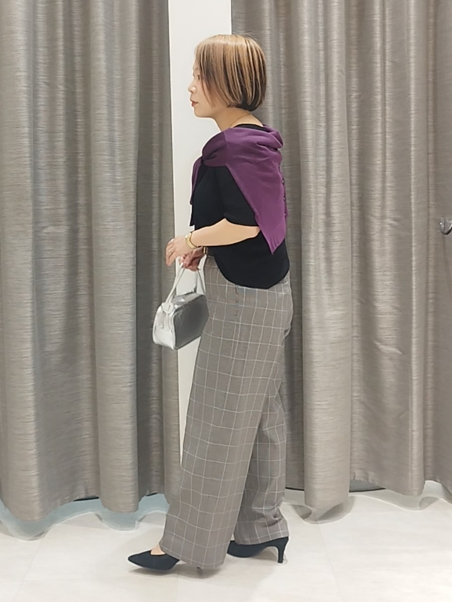 s u g iさんの「UNTITLED｜【セットアップ可/ストレッチ性】ドライタッチニットプルオーバー」を使ったコーディネート