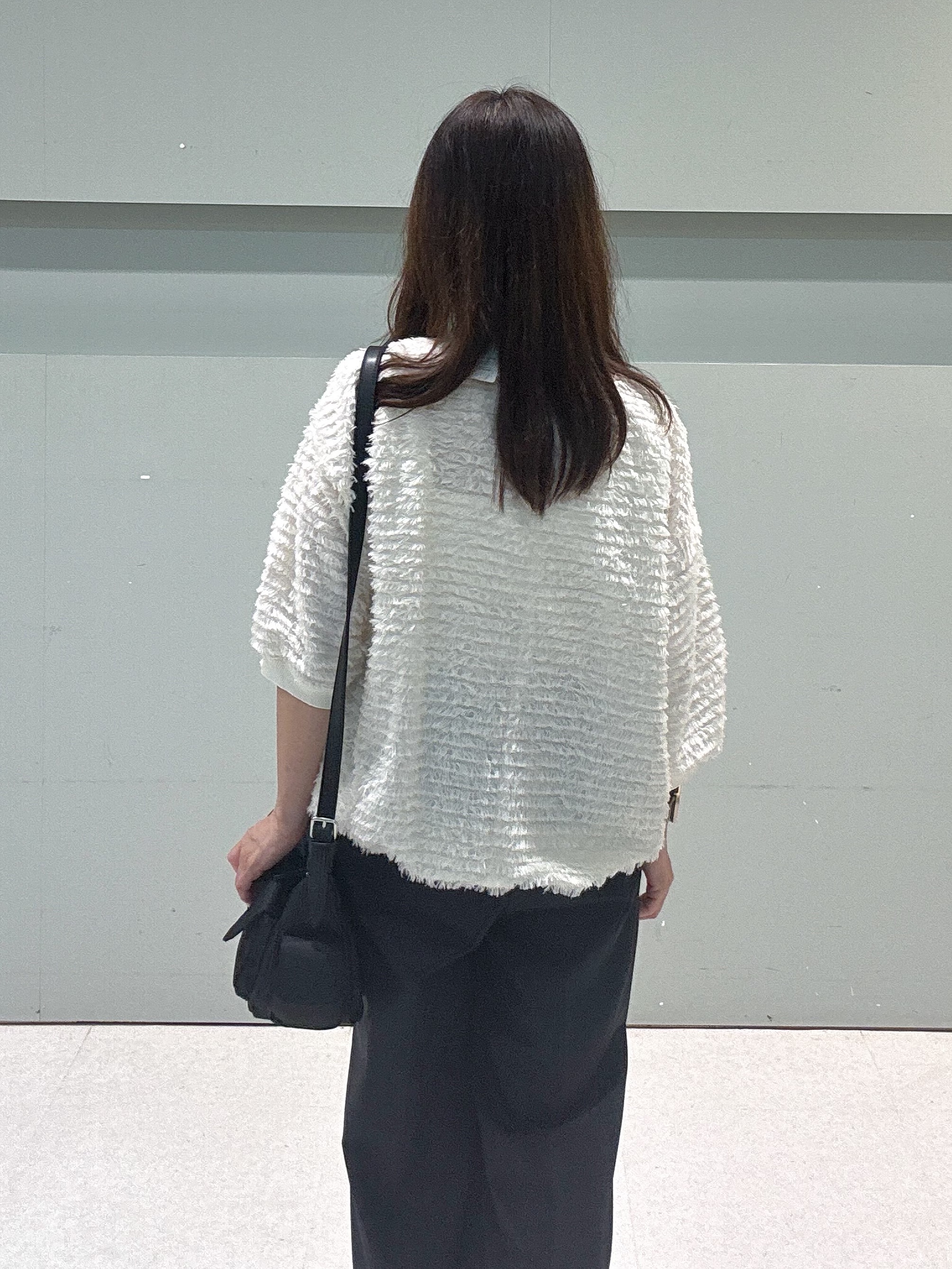 makiさんの「UNTITLED｜【秋映え/体型カバー】フェザージャガードプルオーバー」を使ったコーディネート