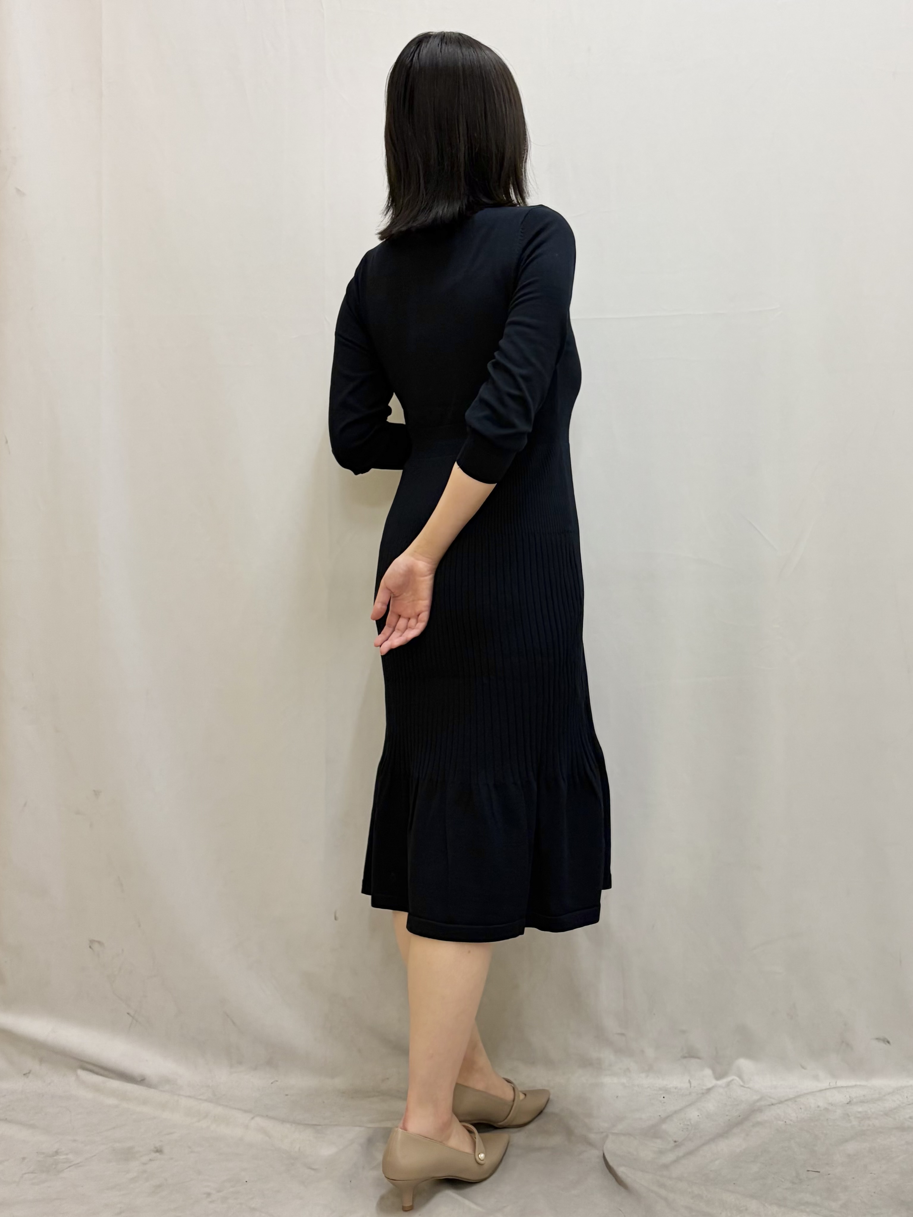 kasumiさんの「index｜ポロニットワンピース【洗濯機OK／抗ピル】」を使ったコーディネート