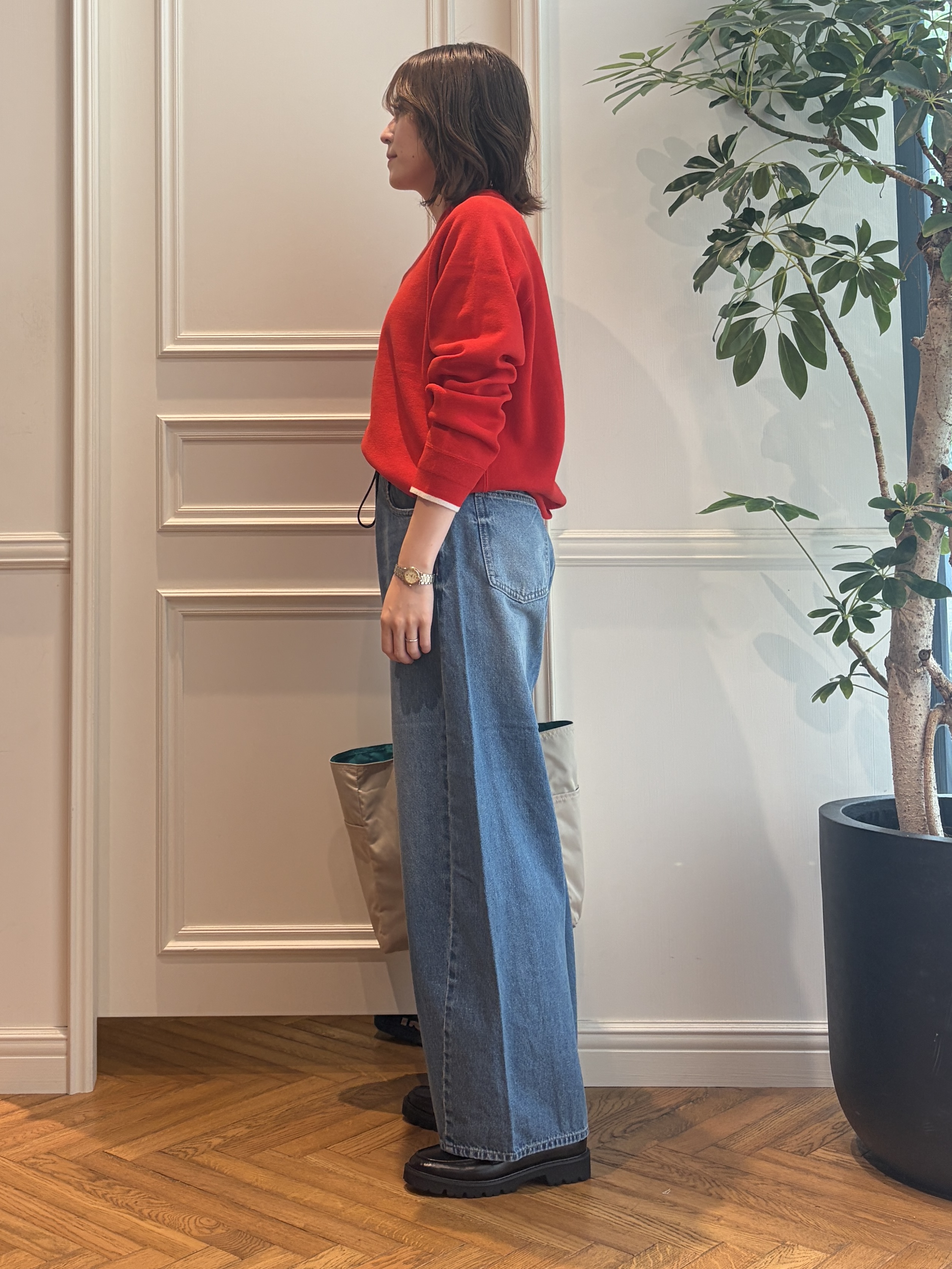 nakaoさんの「DRESSTERIOR｜◆MILOS（ミロス）チェーン付きバニティバッグ」を使ったコーディネート