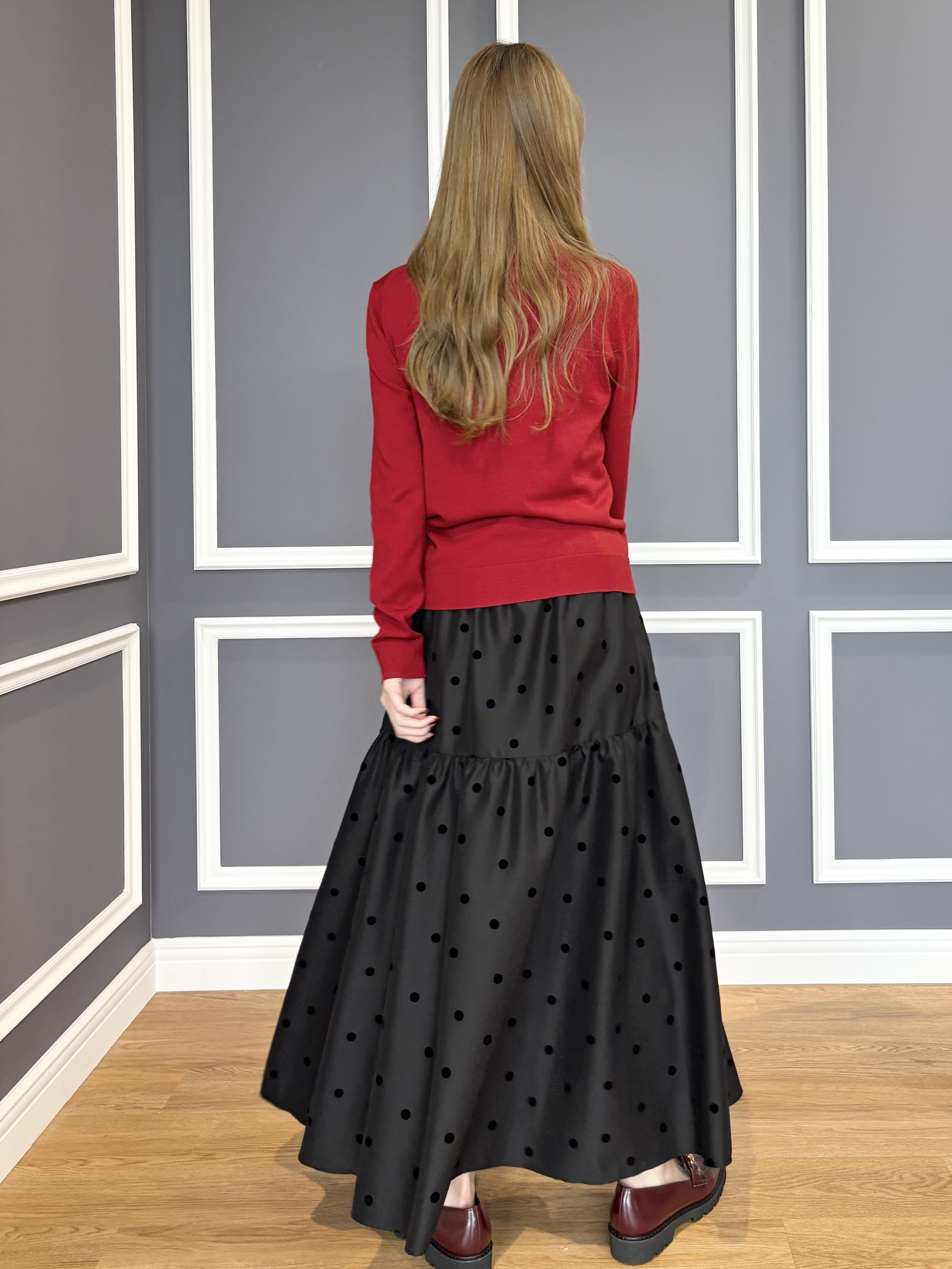 清水夏姫さんの「DRESSTERIOR｜サスティナブルタートルニット」を使ったコーディネート