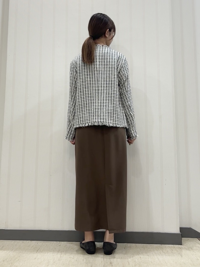 ちひさんの「INDIVI｜【着る日傘】Iラインドロストスカート」を使ったコーディネート