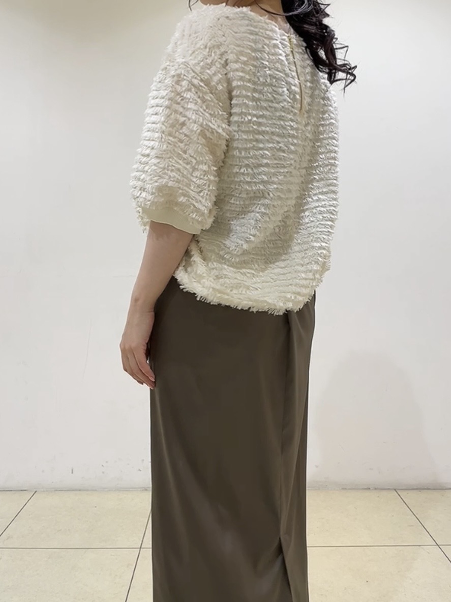 watanabeさんの「UNTITLED｜【秋映え/体型カバー】フェザージャガードプルオーバー」を使ったコーディネート
