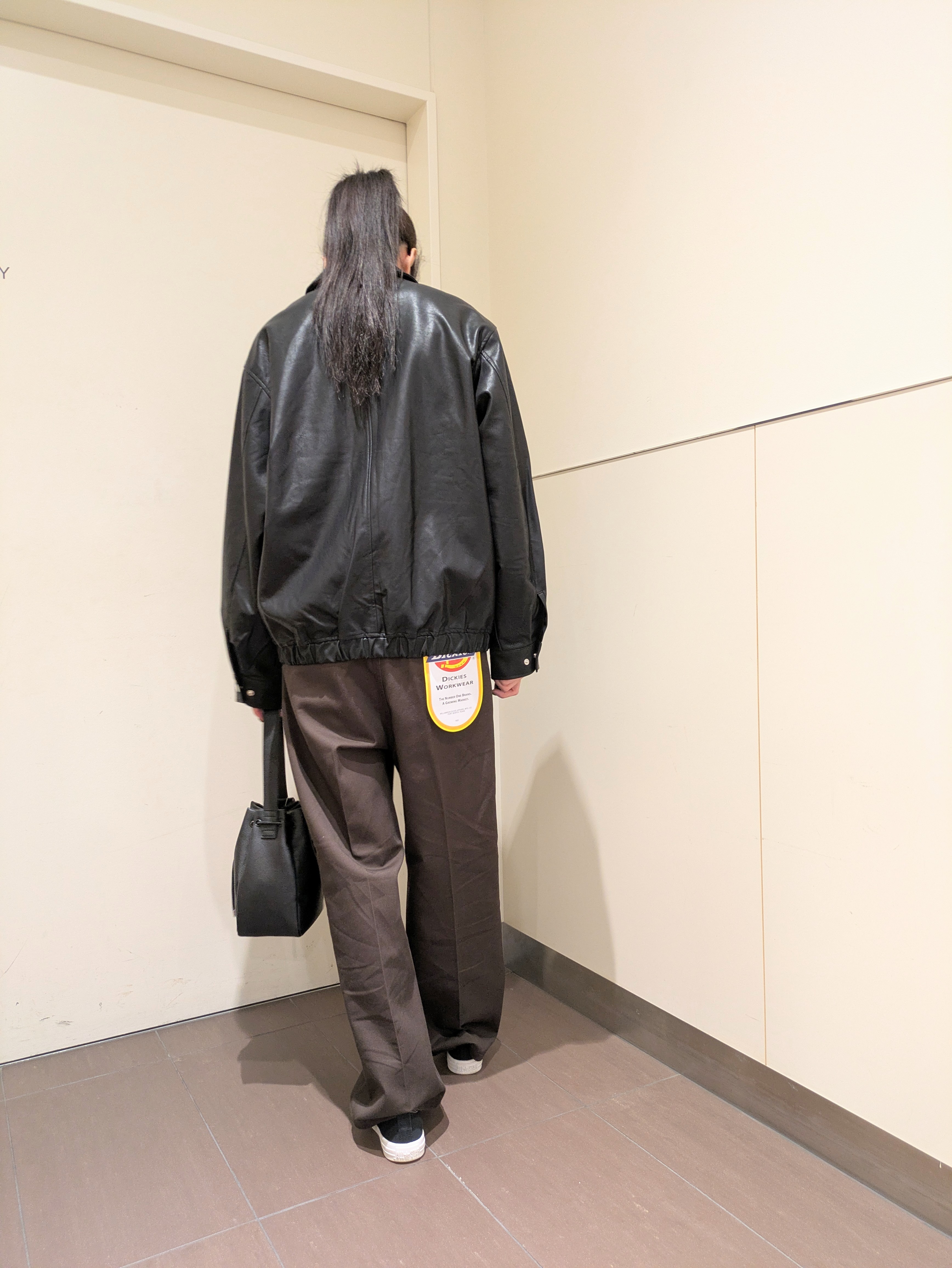 Chiichanさんの「tk.TAKEO KIKUCHI｜レザー調フライトジャケット」を使ったコーディネート