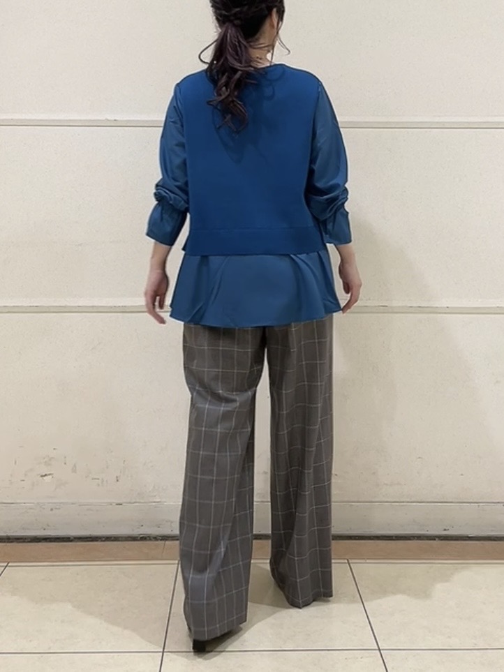 watanabeさんの「UNTITLED｜【洗える／1枚でコーデ完成】重ね着風ニットトップス」を使ったコーディネート