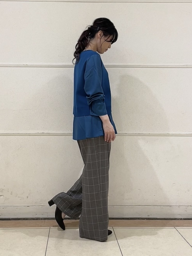 watanabeさんの「UNTITLED｜【洗える／1枚でコーデ完成】重ね着風ニットトップス」を使ったコーディネート