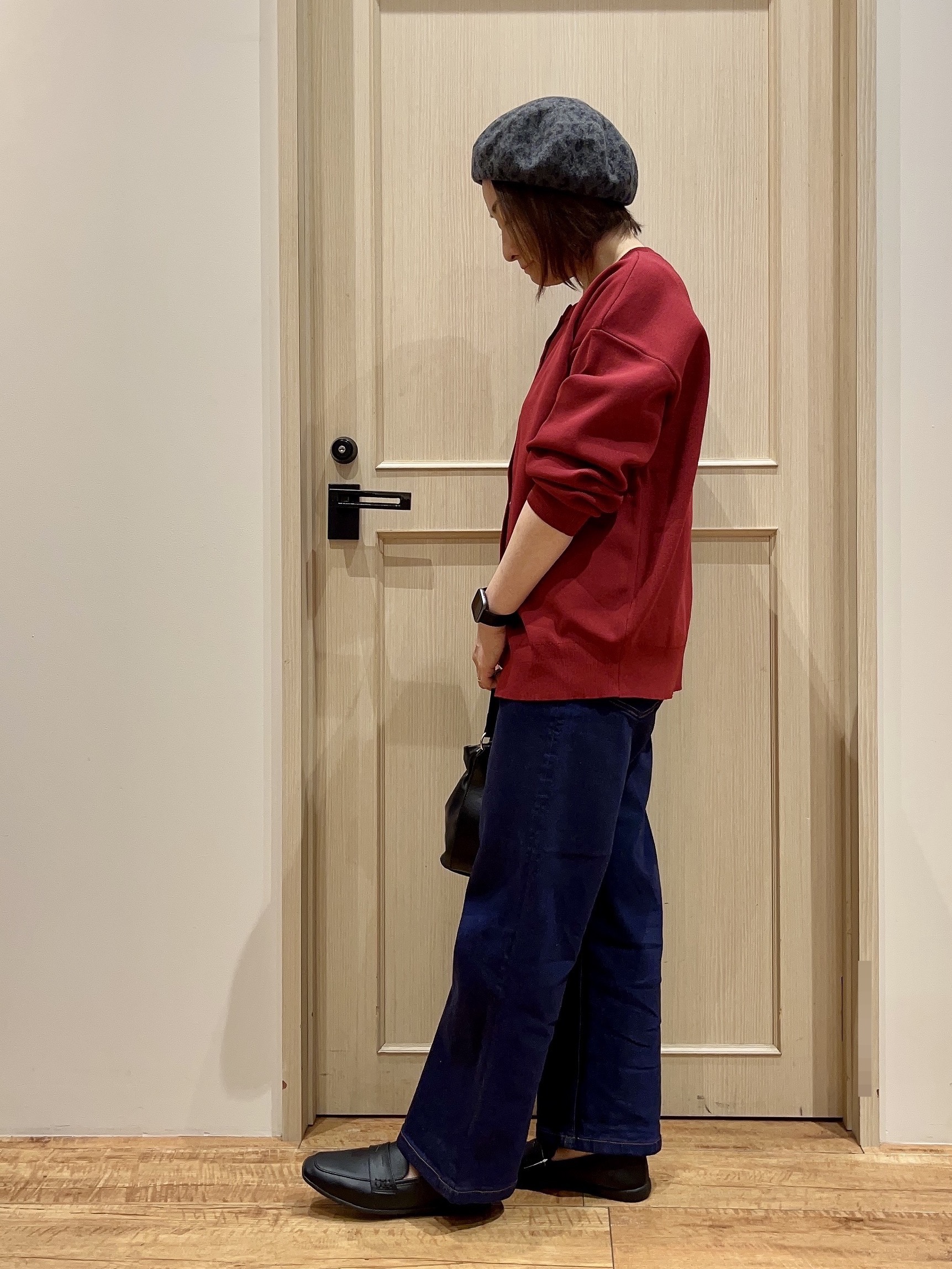 fukuiさんの「SHOO･LA･RUE｜【セットアップ可/洗濯機可】軽やかに羽織れる スポンディッシュ ニットカーディガン」を使ったコーディネート