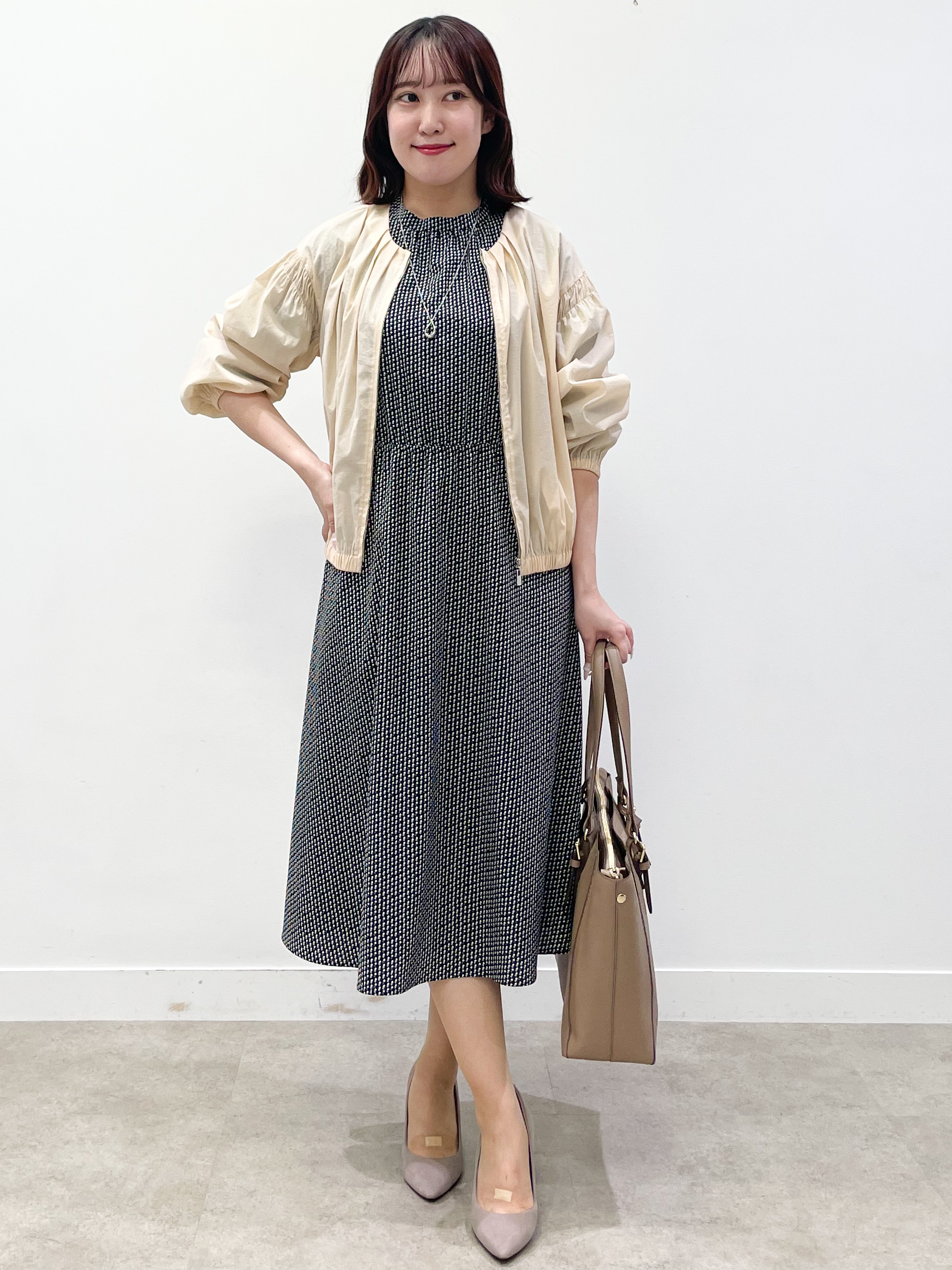 yukariさんの「Reflect｜フロントファスナーシアーブルゾン」を使ったコーディネート