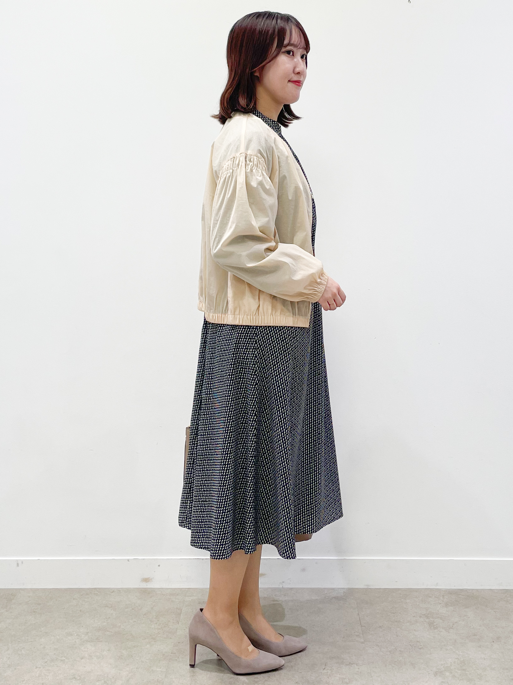 yukariさんの「Reflect｜フロントファスナーシアーブルゾン」を使ったコーディネート