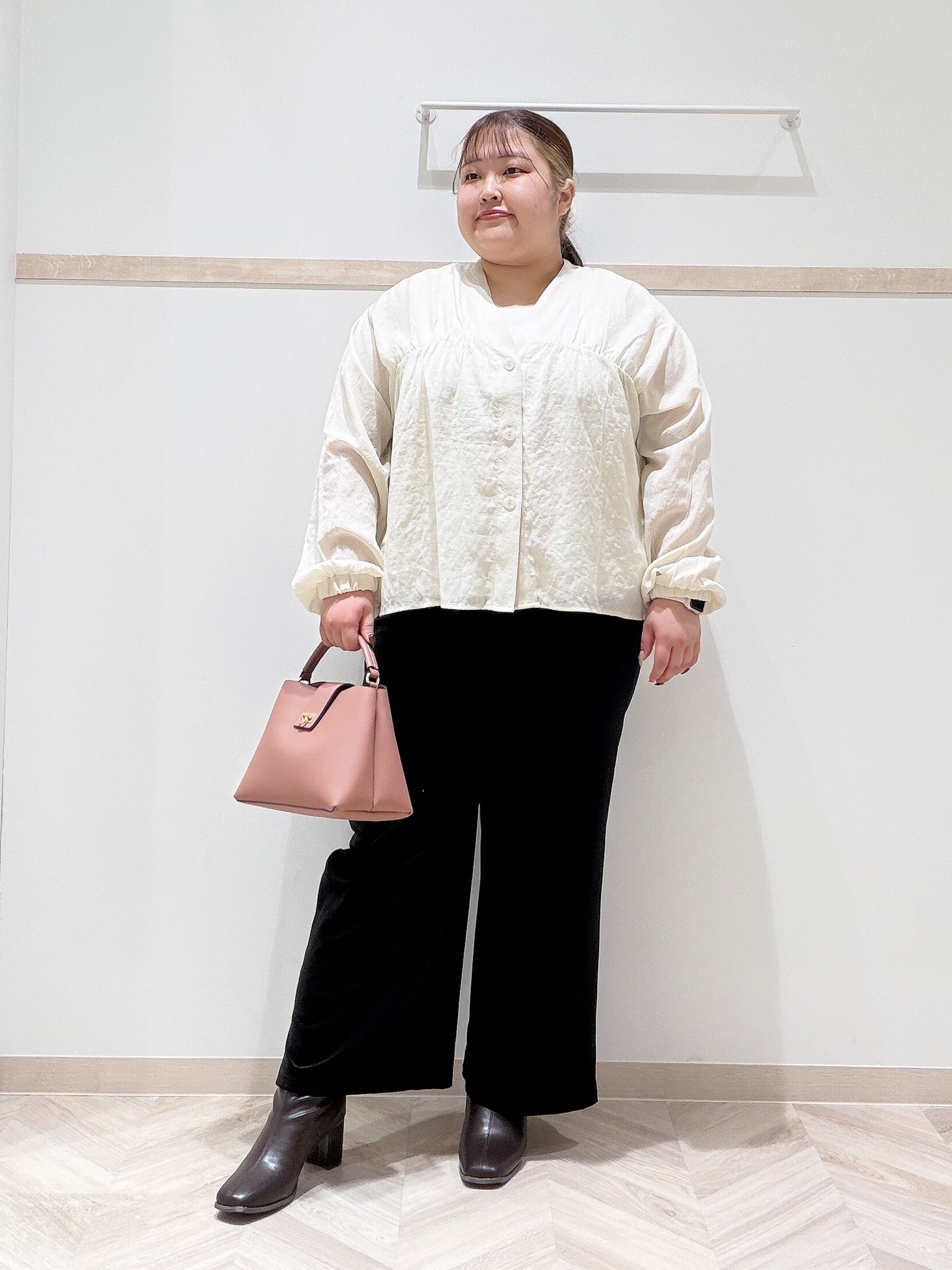ゆめかさんの「SHOO･LA･RUE｜シャーリングシャツカーディガン」を使ったコーディネート