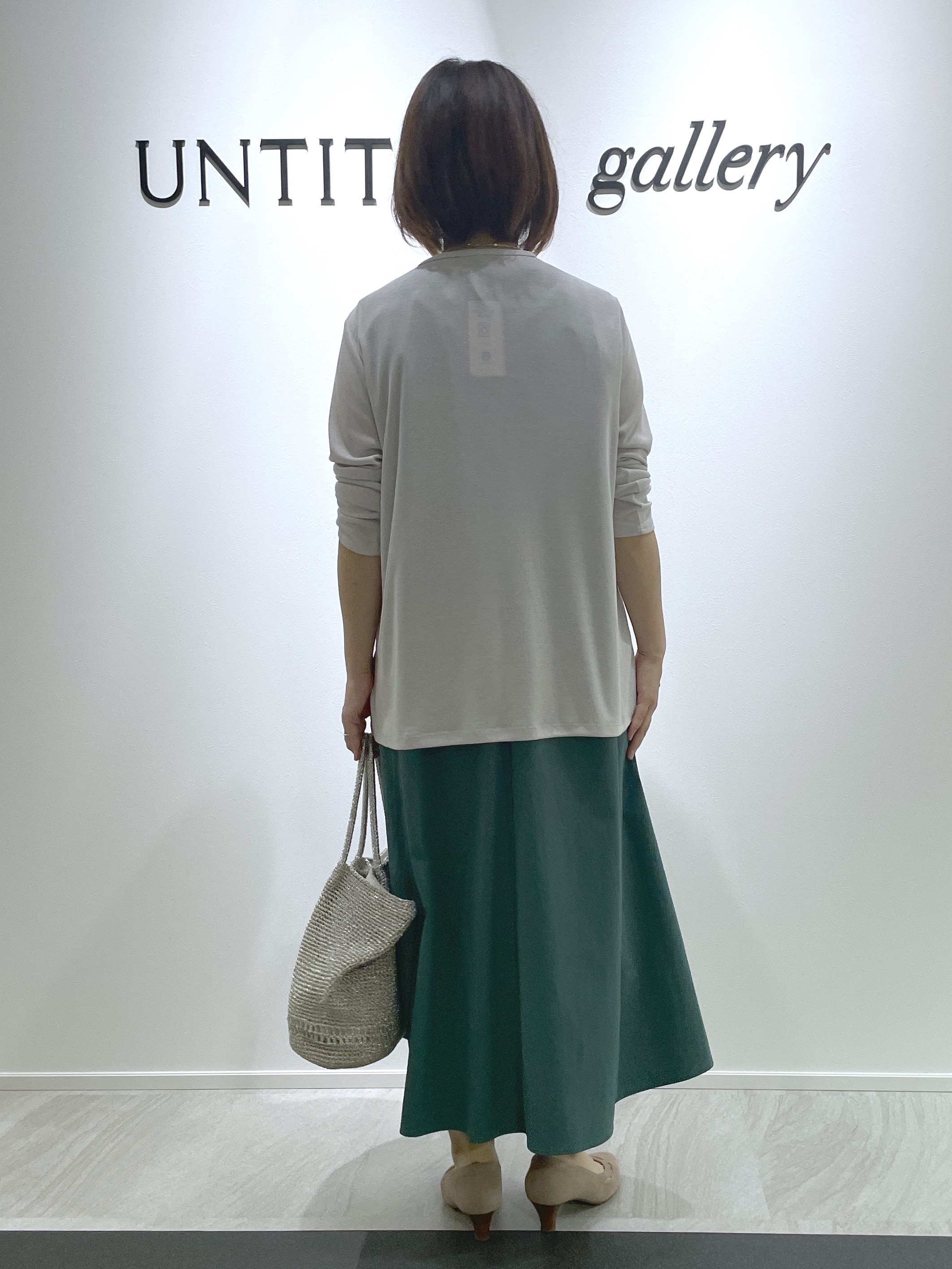 hanaさんの「UNTITLED｜【残暑も快適/接触冷感/UVカット/吸水速乾】Aラインロングワンピース」を使ったコーディネート