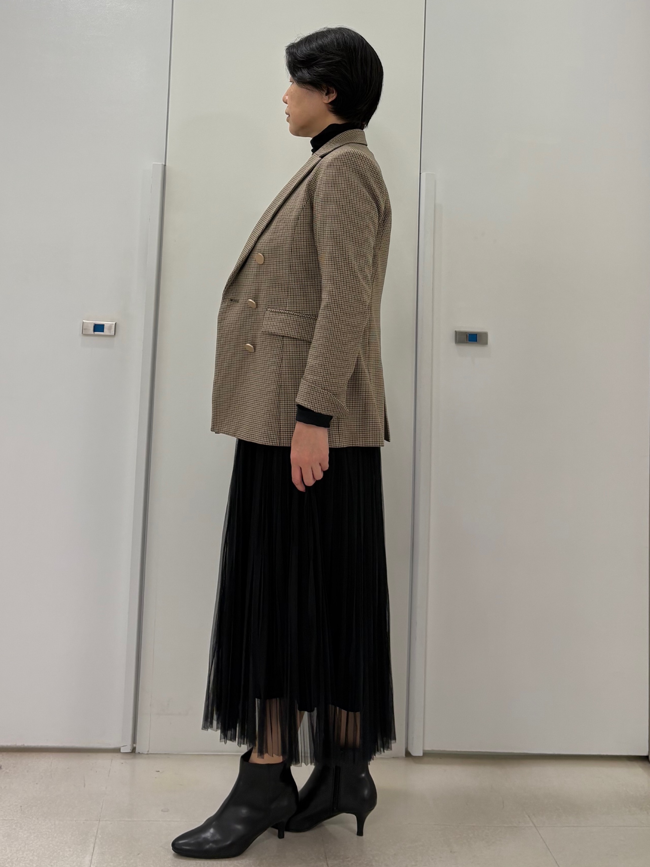 hIさんの「COUP DE CHANCE｜【洗える/日本製】ベアトップ風キャミソール」を使ったコーディネート
