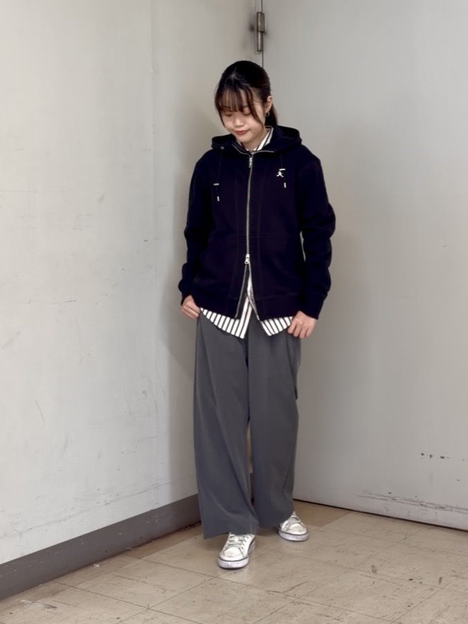 かわぴーさんの「TAKEO KIKUCHI｜【BOWLER HAT LABEL】日本製オルタネートストライプシャツ」を使ったコーディネート