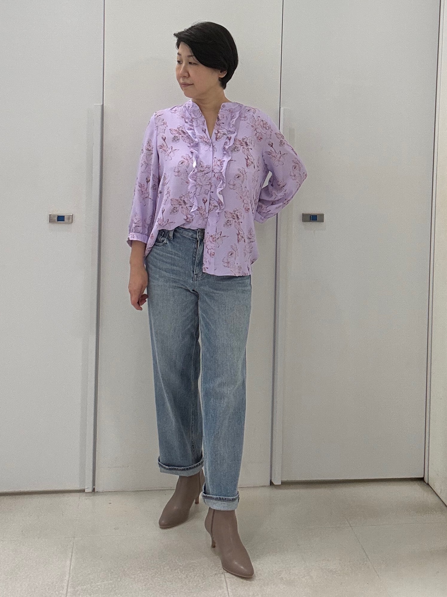 hIさんの「COUP DE CHANCE｜ノーブルブーティー」を使ったコーディネート
