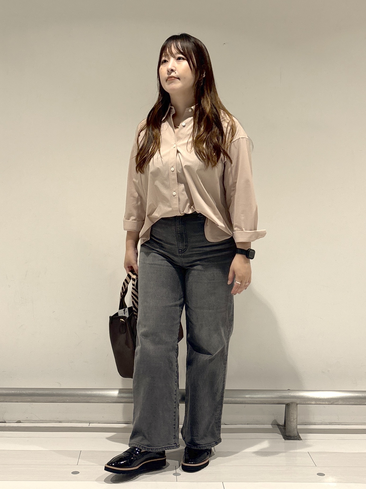 nakamuraさんの「Reflect｜【羽織◎】オフボディシルエットシャツ」を使ったコーディネート