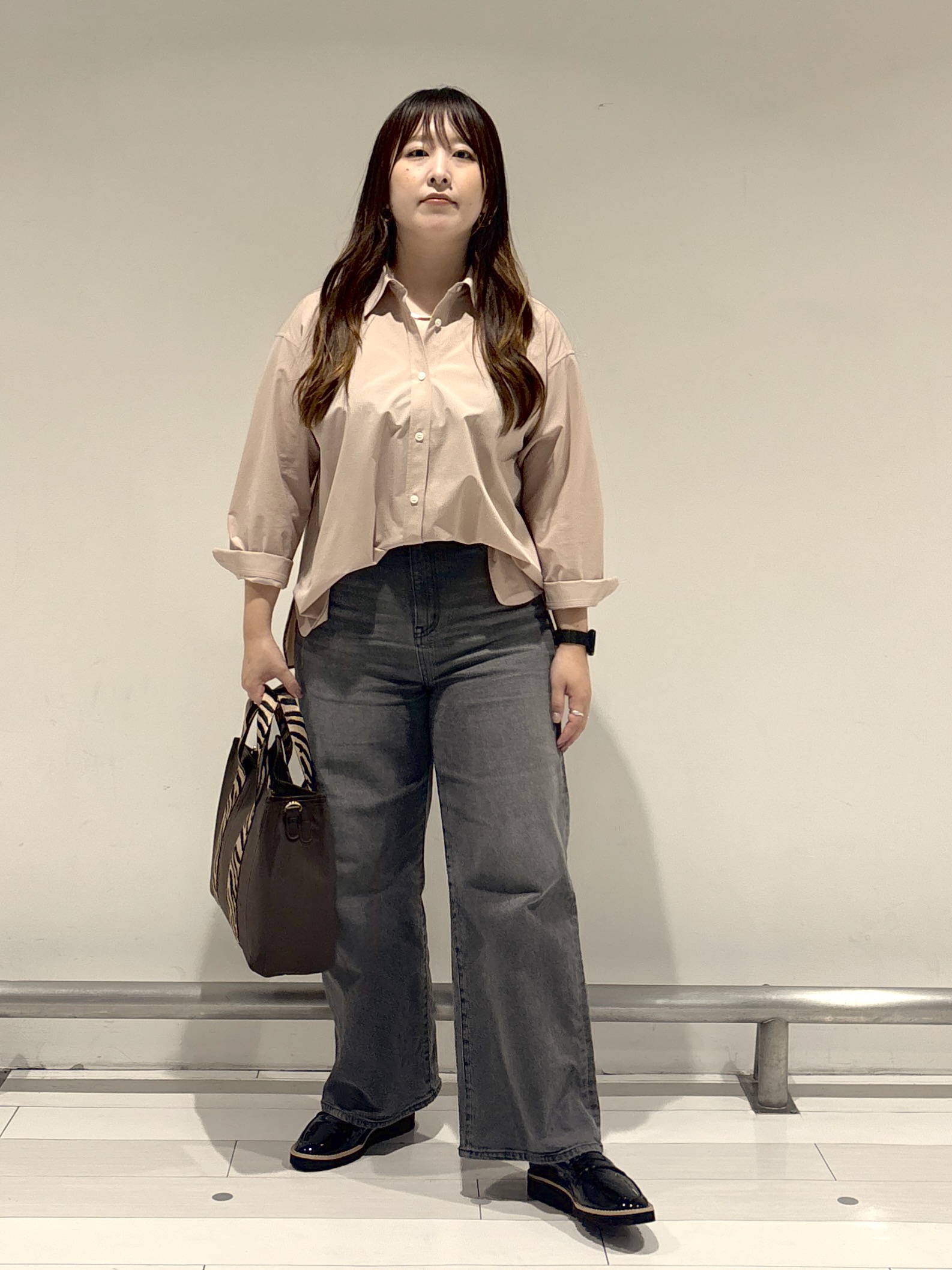nakamuraさんの「Reflect｜【羽織◎】オフボディシルエットシャツ」を使ったコーディネート