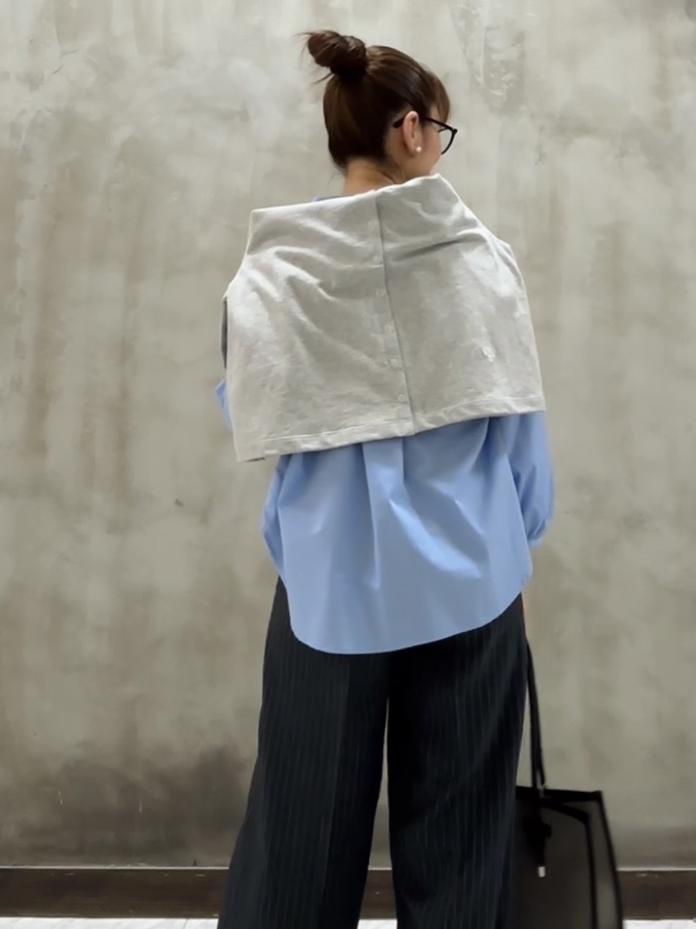 Yasucoさんの「Dessin｜【洗える/7色展開/XS-L】フロントフリルブラウス」を使ったコーディネート