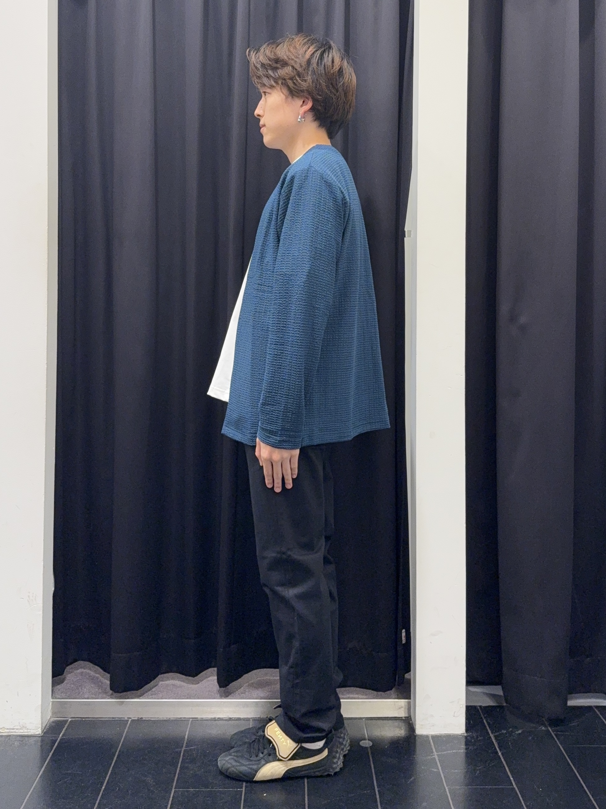 カシマさんの「THE SHOP TK｜【半袖Tシャツ付き／洗濯機OK】アンサンブル 長袖カーディガン」を使ったコーディネート