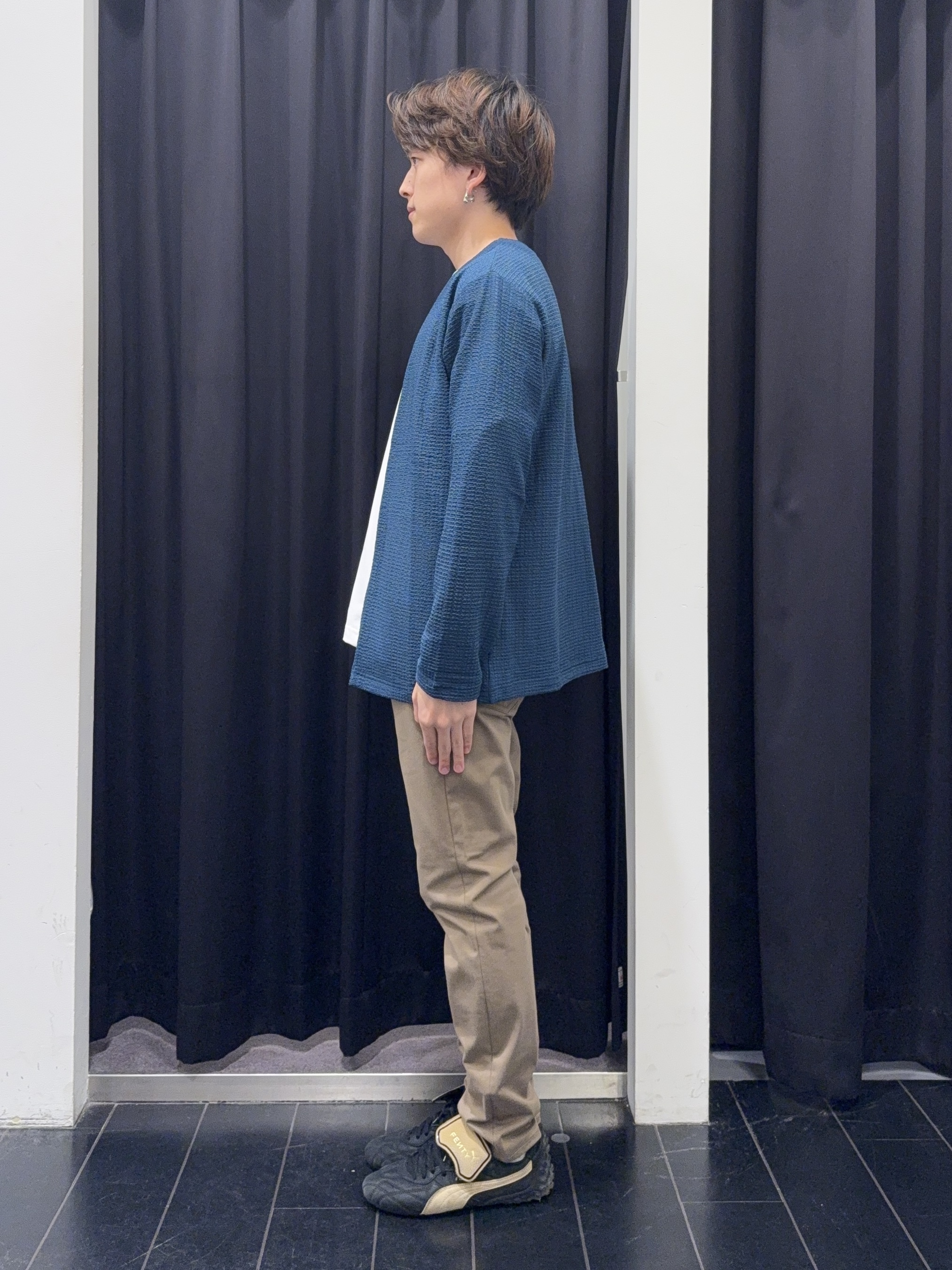 カシマさんの「THE SHOP TK｜【半袖Tシャツ付き／洗濯機OK】アンサンブル 長袖カーディガン」を使ったコーディネート