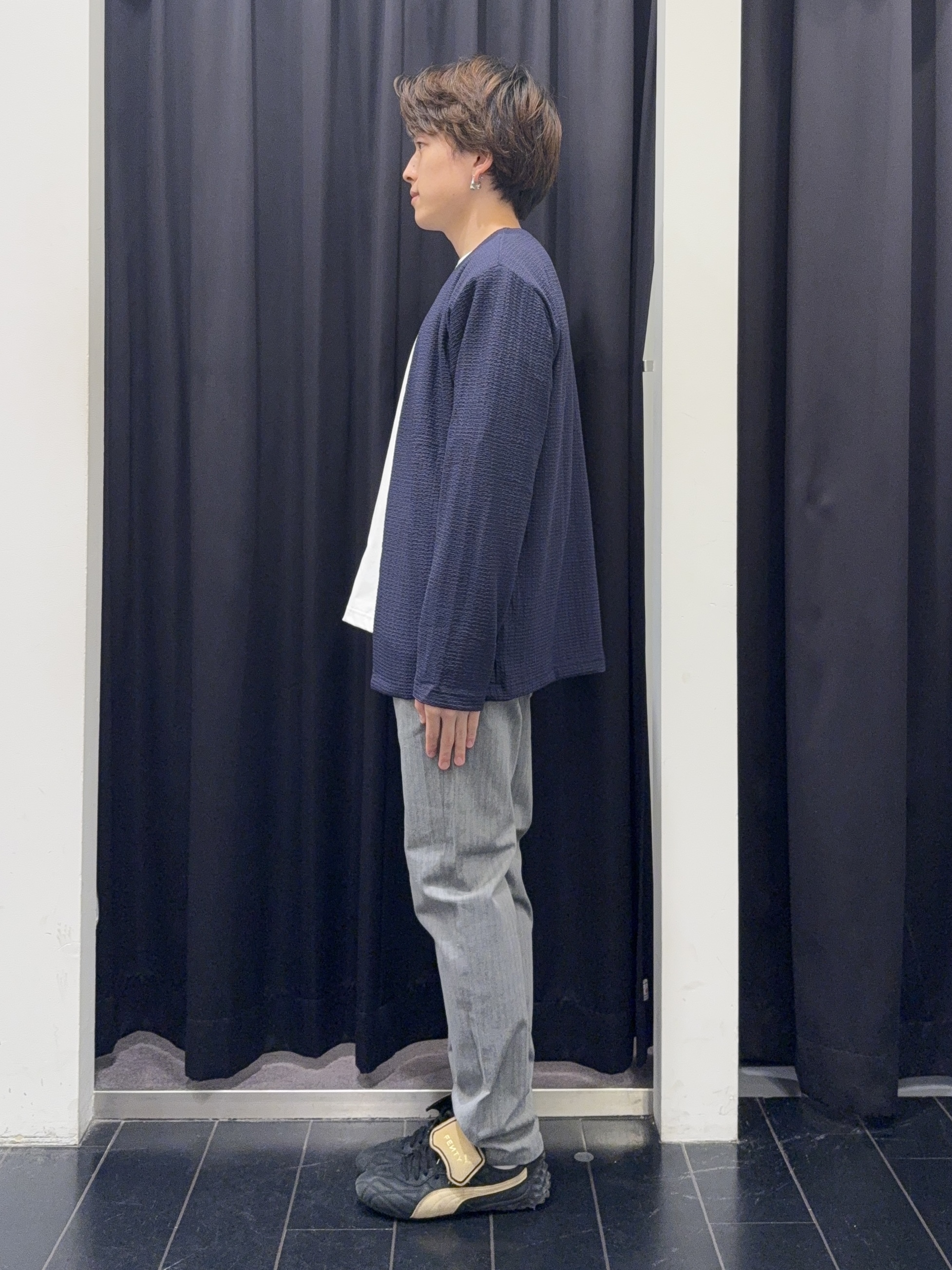 カシマさんの「THE SHOP TK｜【半袖Tシャツ付き／洗濯機OK】アンサンブル 長袖カーディガン」を使ったコーディネート