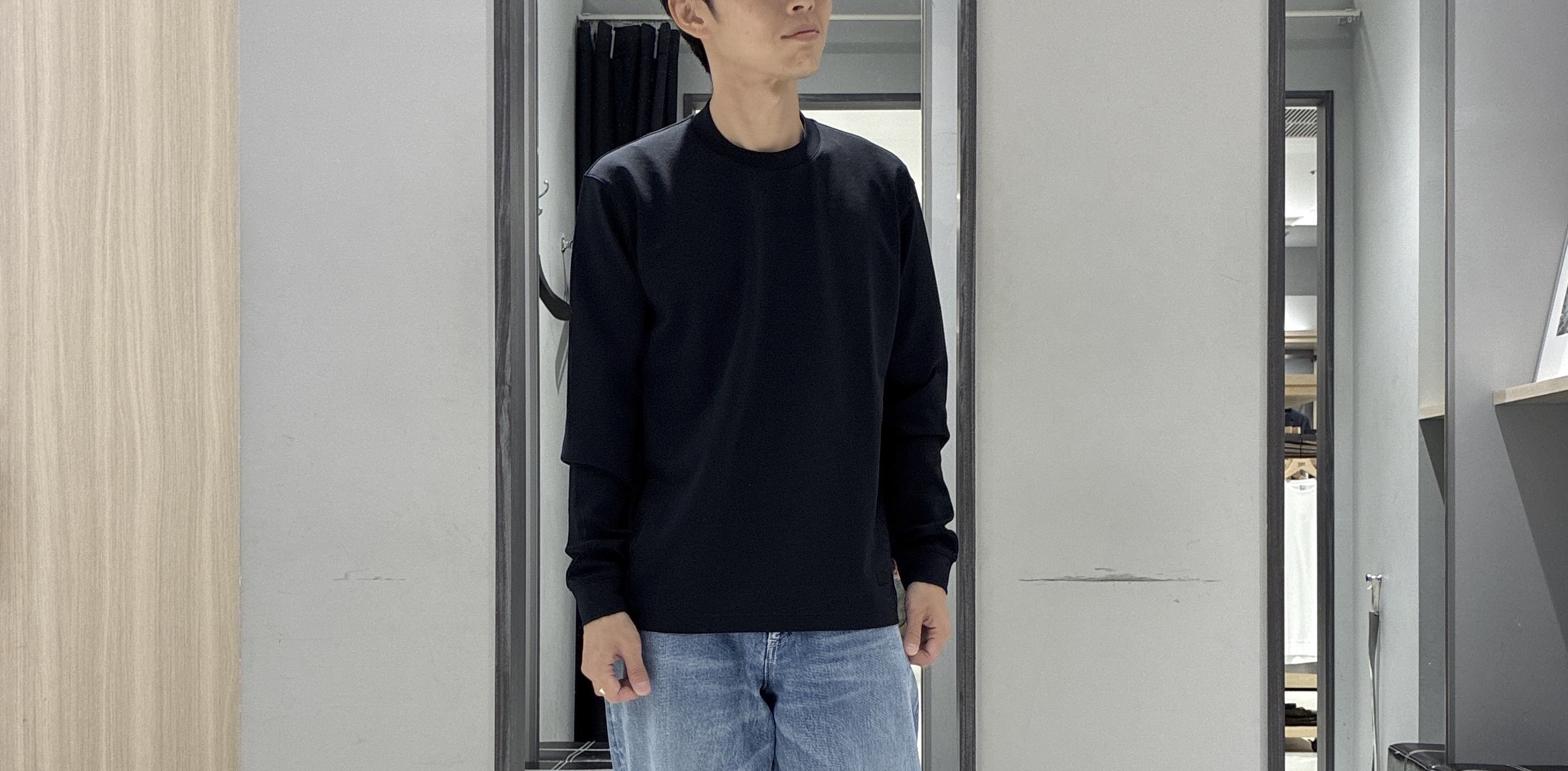 わいずみさんの「TAKEO KIKUCHI｜【日本製/Sサイズ～】リラックスフィットシャツ」を使ったコーディネート
