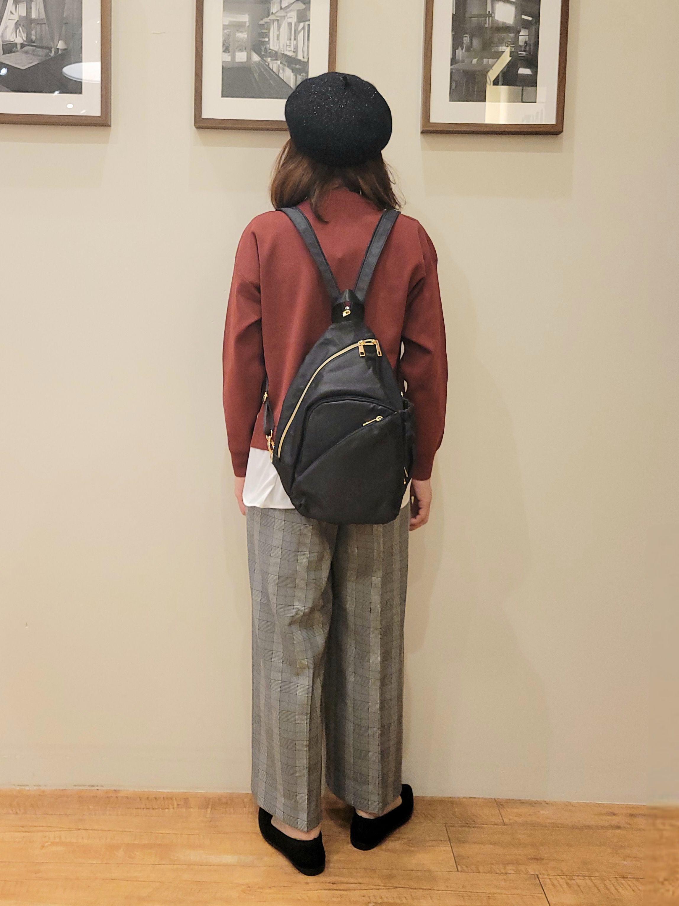 ユウさんの「SHOO･LA･RUE｜【S-LL】着るだけできまる シャツレイヤード風 スポンディッシュニット」を使ったコーディネート