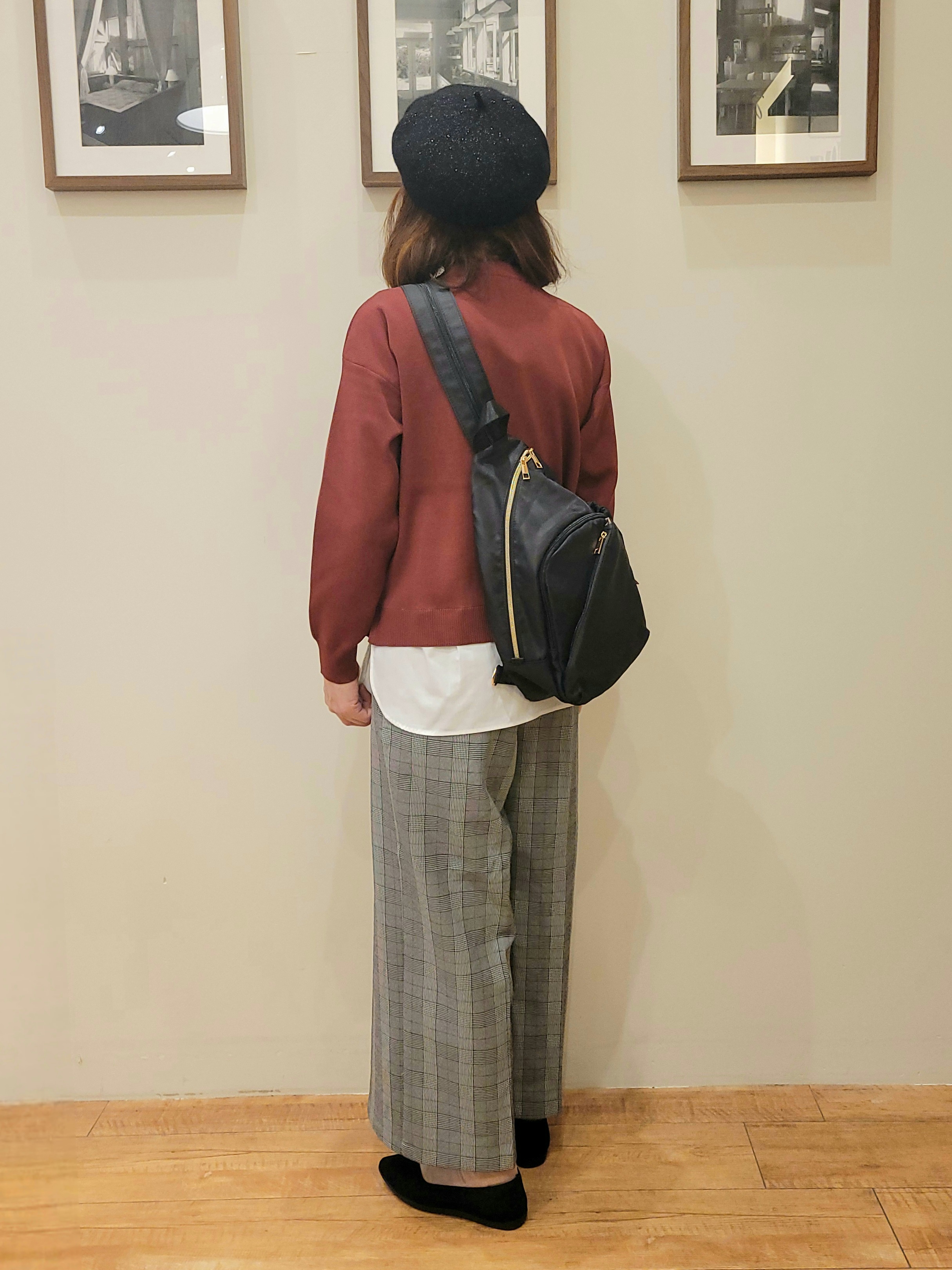 ユウさんの「SHOO･LA･RUE｜【S-LL】着るだけできまる シャツレイヤード風 スポンディッシュニット」を使ったコーディネート