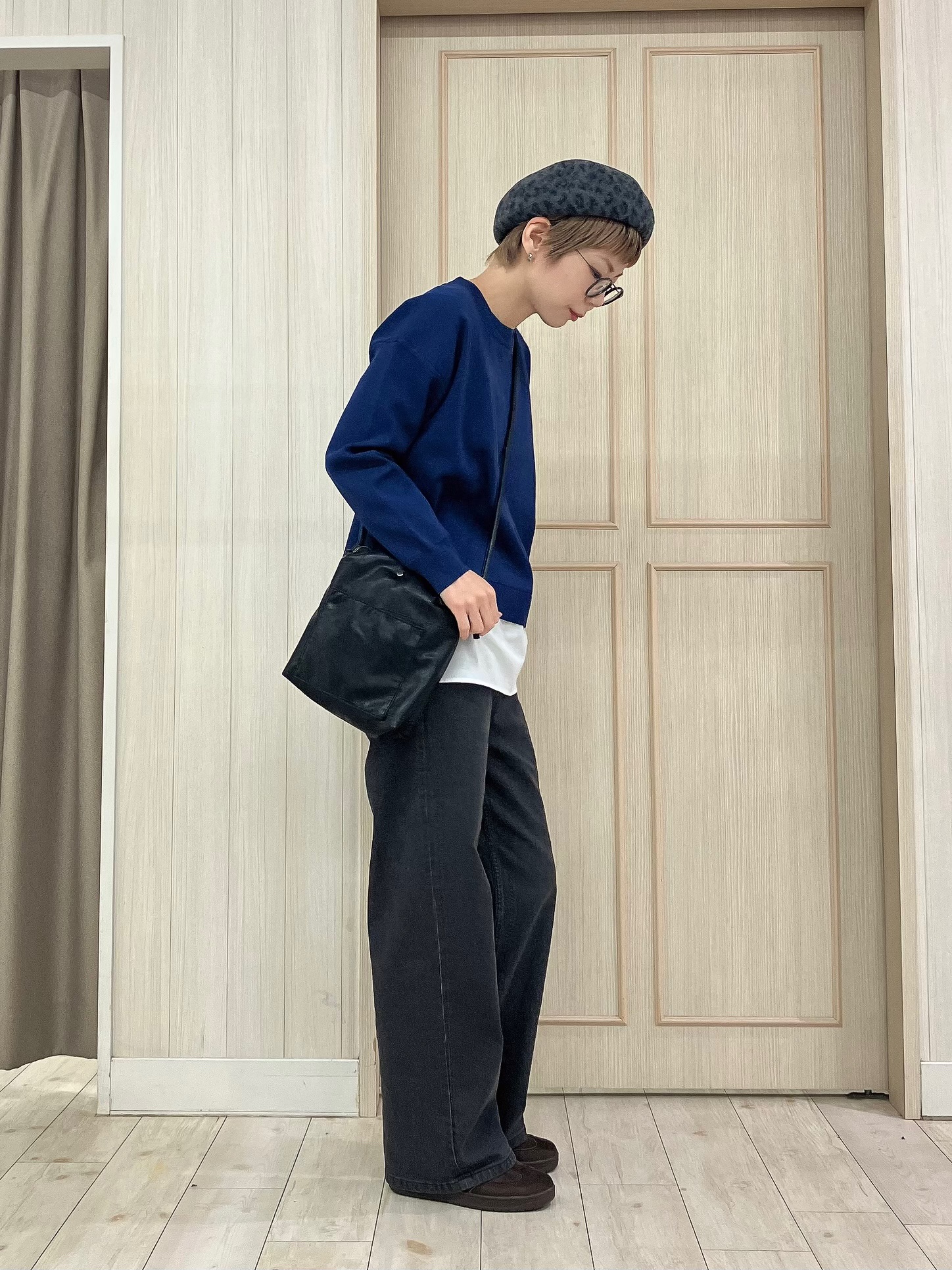 Turnerさんの「SHOO･LA･RUE｜【S-LL】着るだけできまる シャツレイヤード風 スポンディッシュニット」を使ったコーディネート