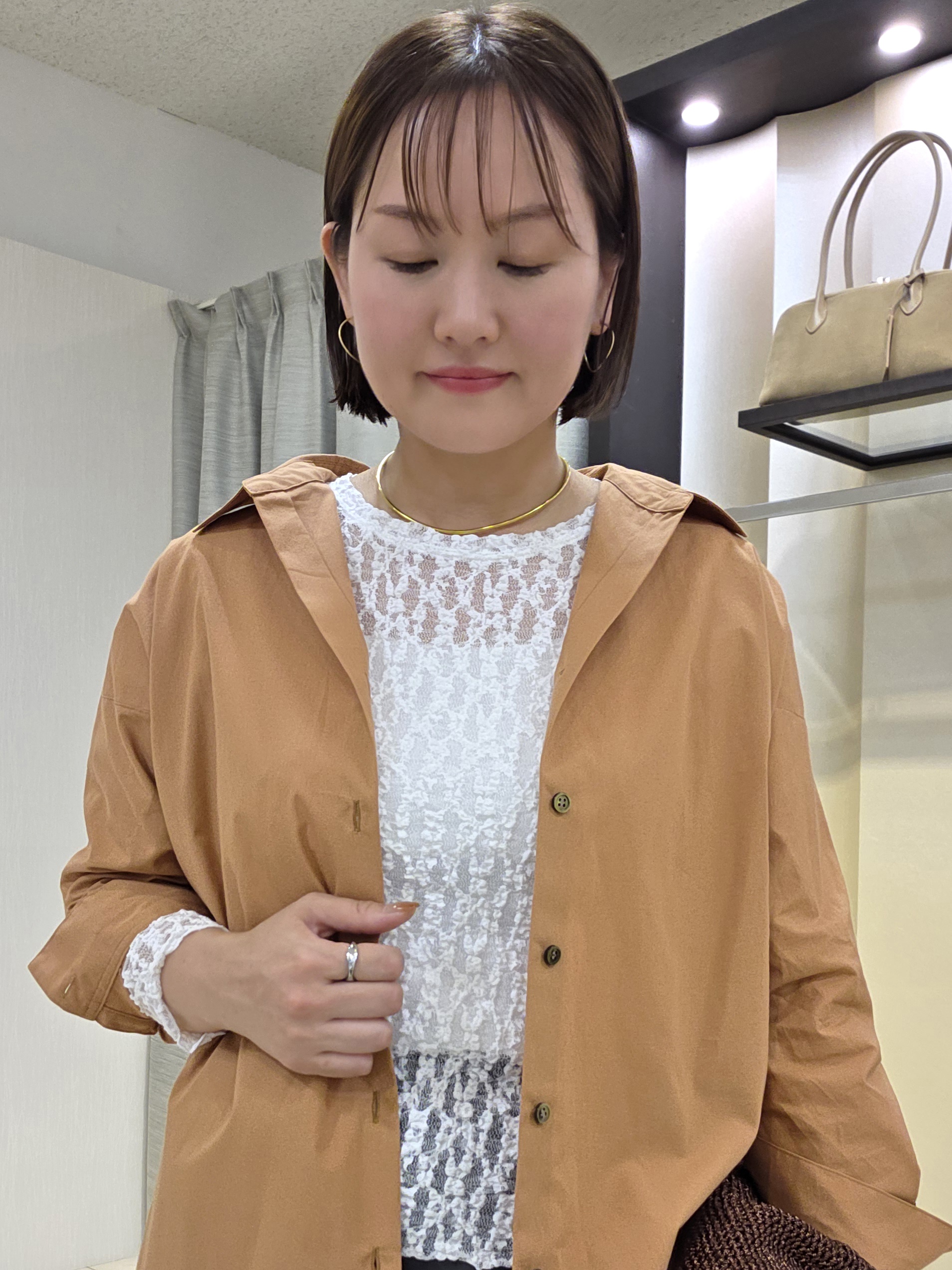 naokoさんの「UNTITLED｜コットンドルマンシャツ」を使ったコーディネート