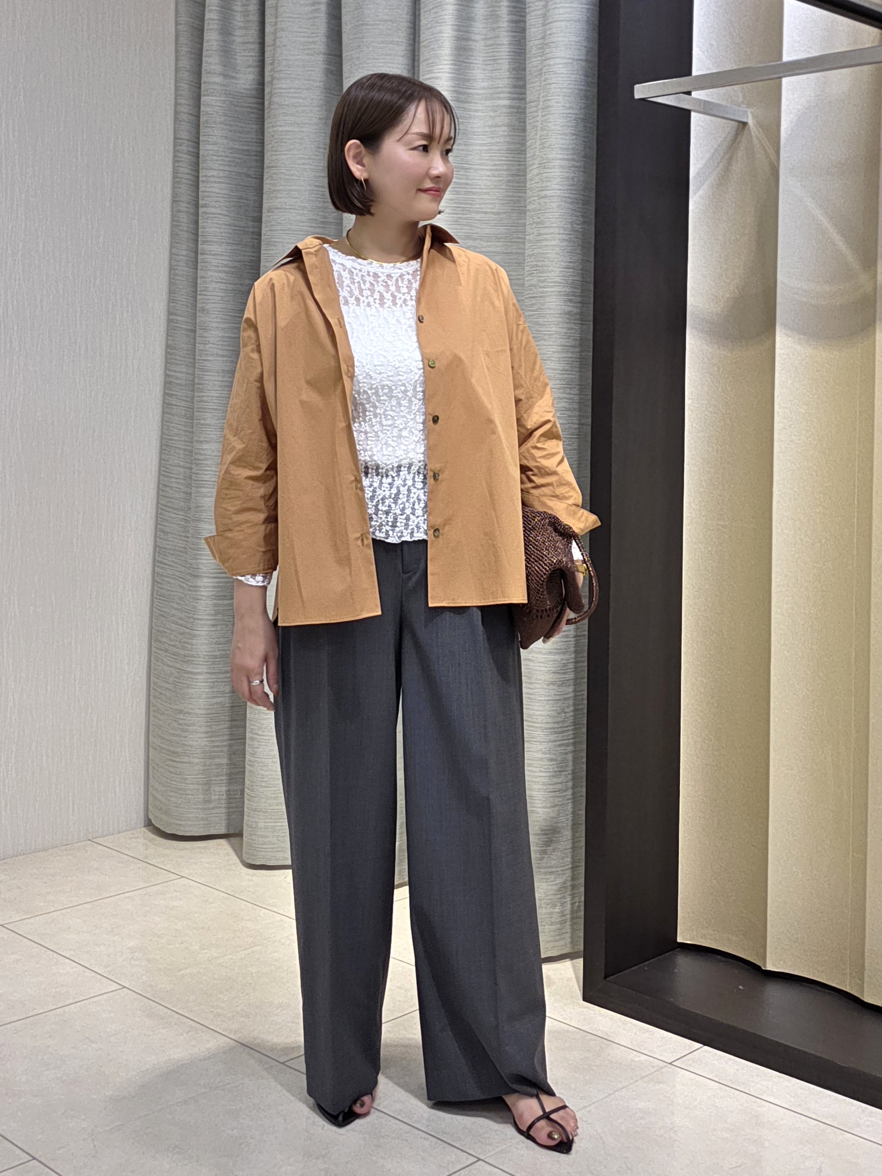 naokoさんの「UNTITLED｜コットンドルマンシャツ」を使ったコーディネート